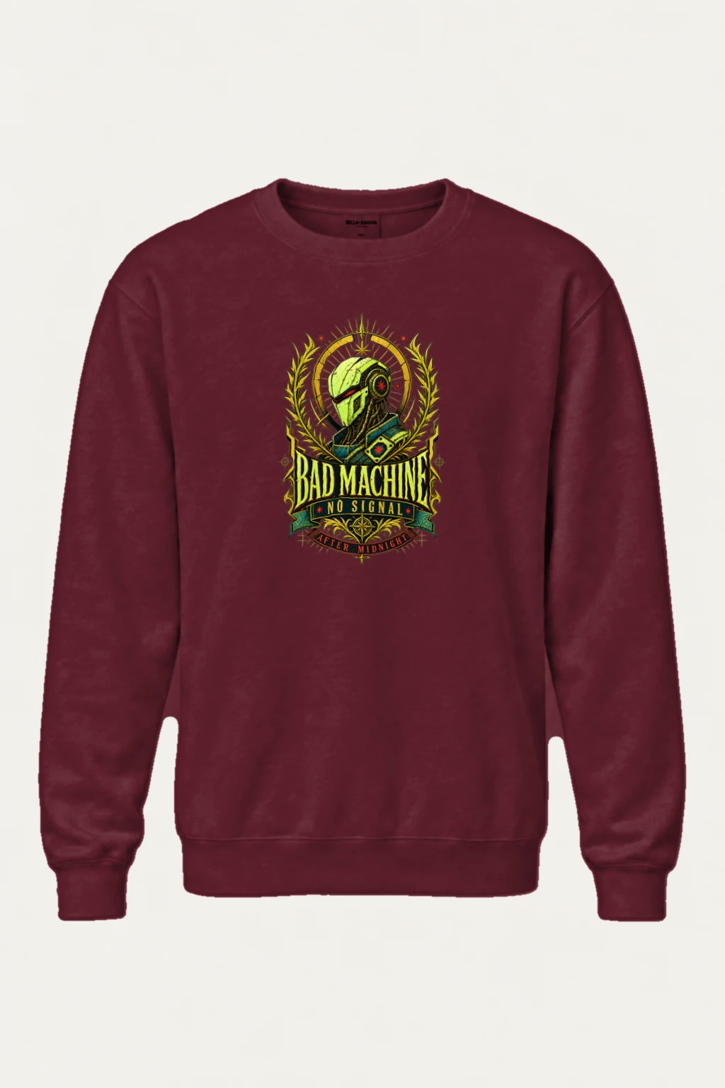 "No Signal After Midnight" Heavy Blend Unisex Crewneck Sweatshirt | Gildan 18000