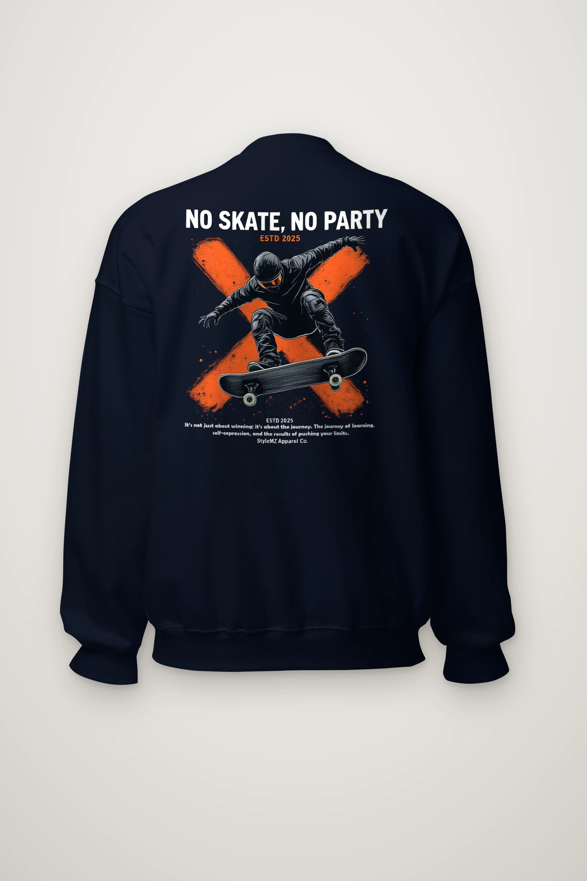 "No Skate No Party" Heavy Blend Unisex Crewneck Sweatshirt