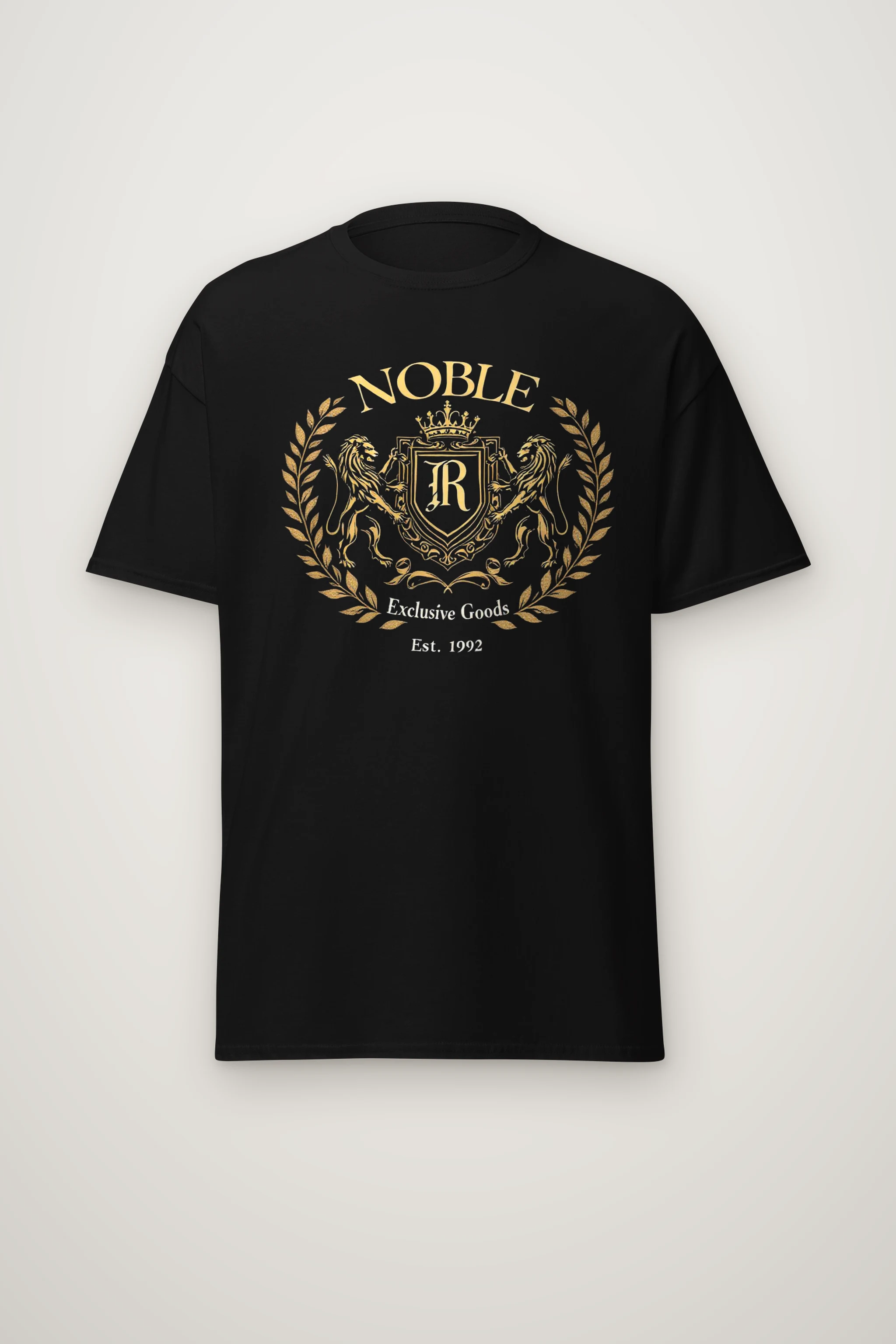 "Noble Crest" Heavyweight Unisex Crewneck T-shirt