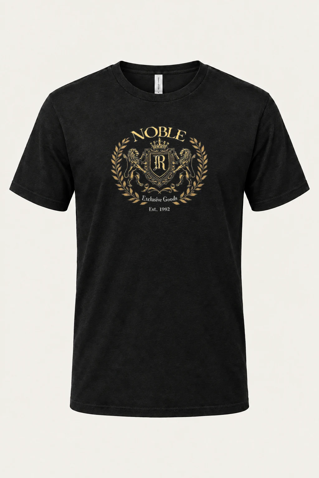 "Noble Crest" Heavyweight Unisex Crewneck T-shirt | Gildan 5000
