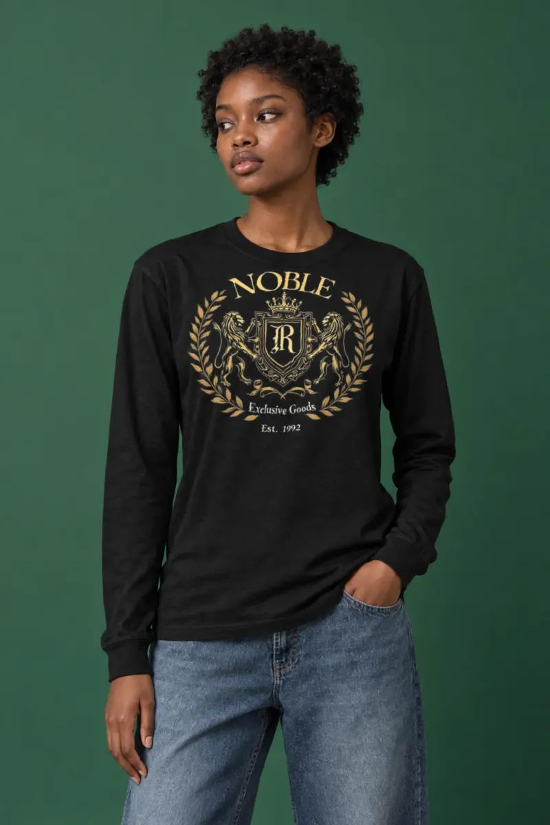 "Noble Crest" Unisex Longsleeve T-shirt | Gildan 2400