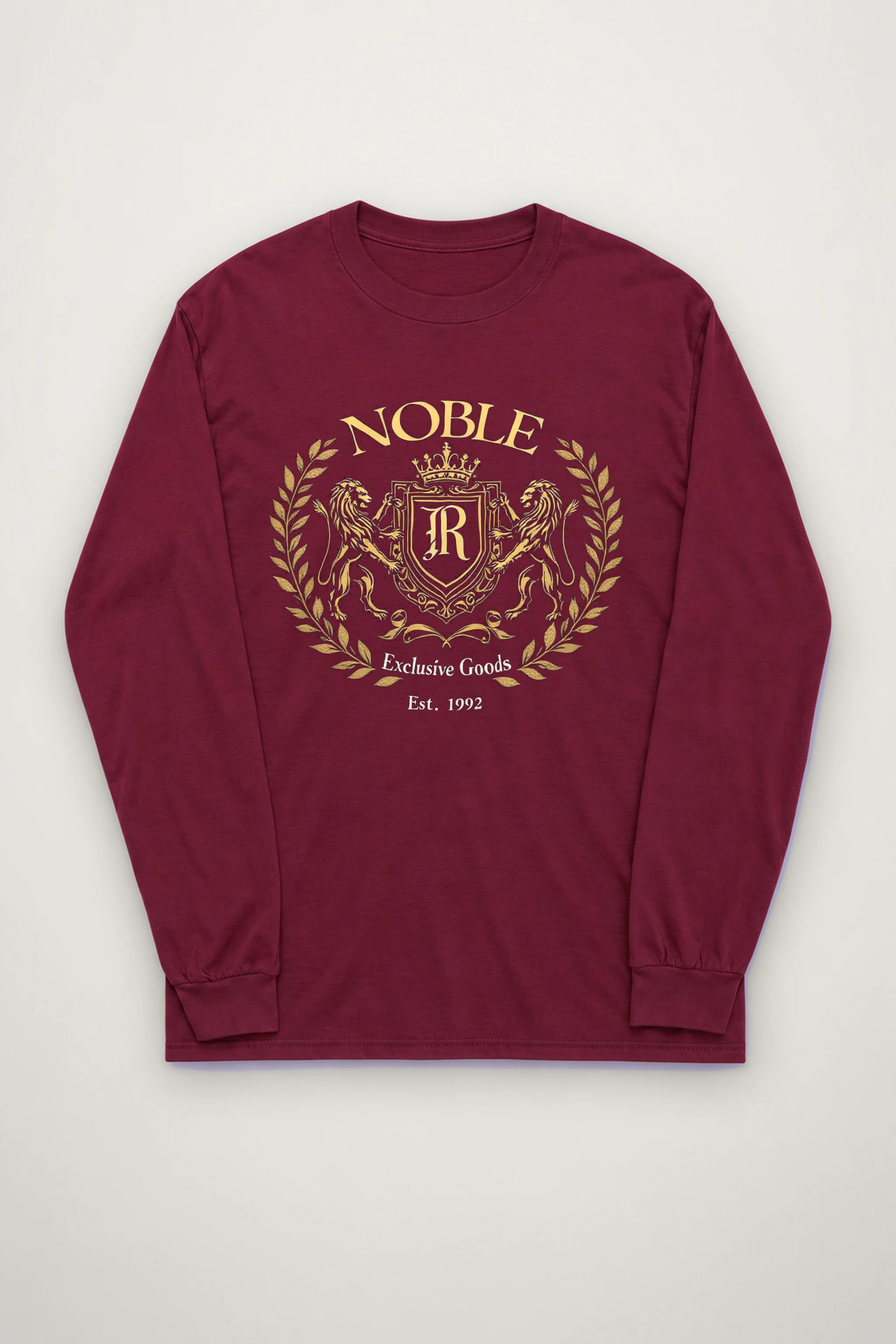 "Noble Crest" Unisex Longsleeve T-shirt