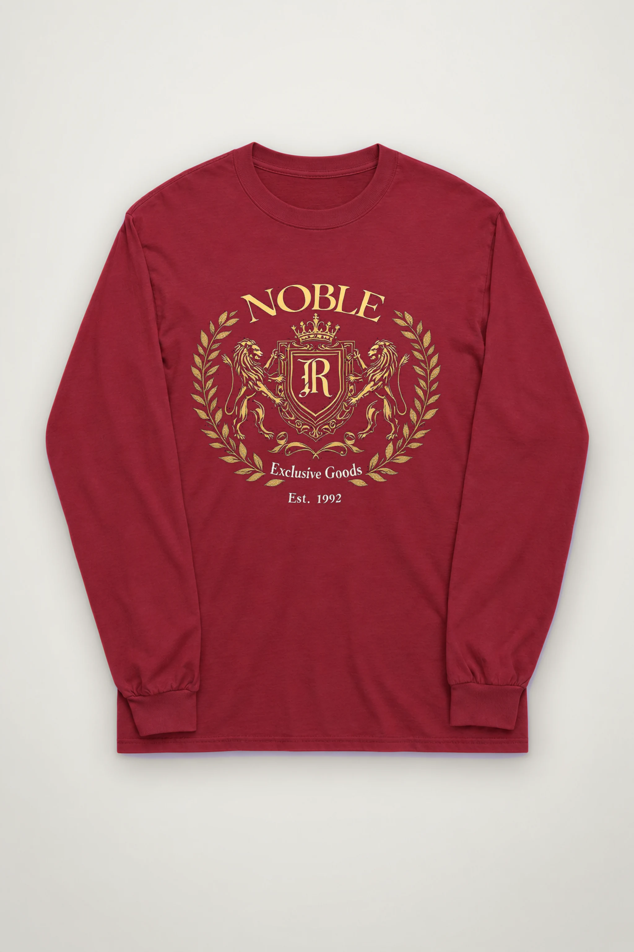 "Noble Crest" Unisex Longsleeve T-shirt