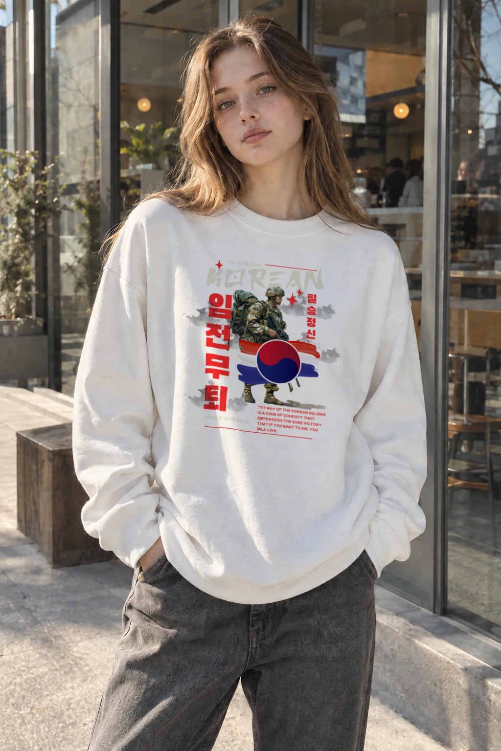 "Noble Warrior" Heavy Blend Unisex Crewneck Sweatshirt | Gildan 18000