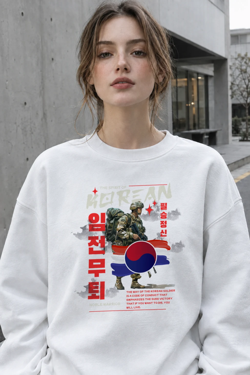 "Noble Warrior" Heavy Blend Unisex Crewneck Sweatshirt | Gildan 18000