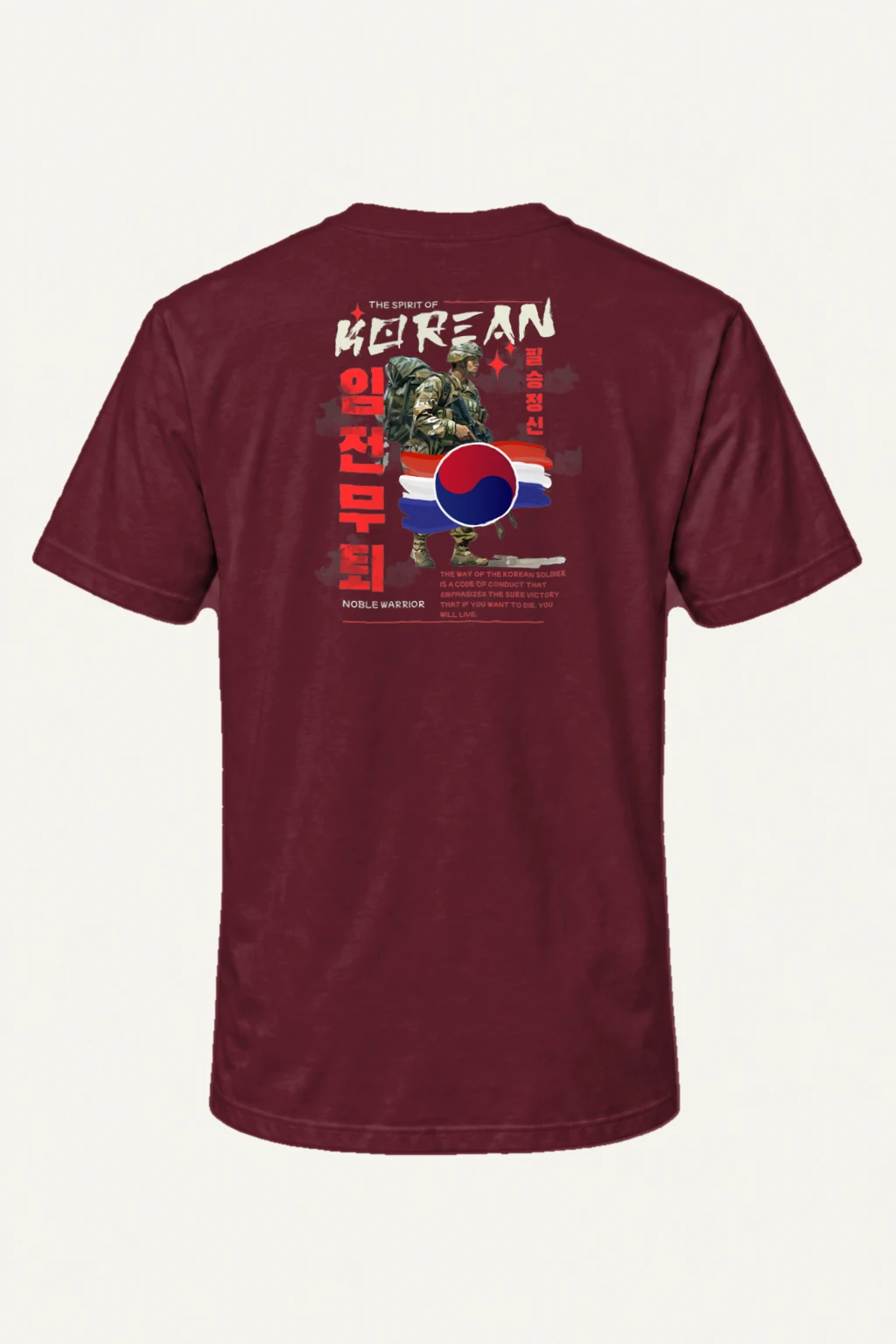 "Noble Warrior" Heavyweight Unisex Crewneck T-shirt | Gildan 5000