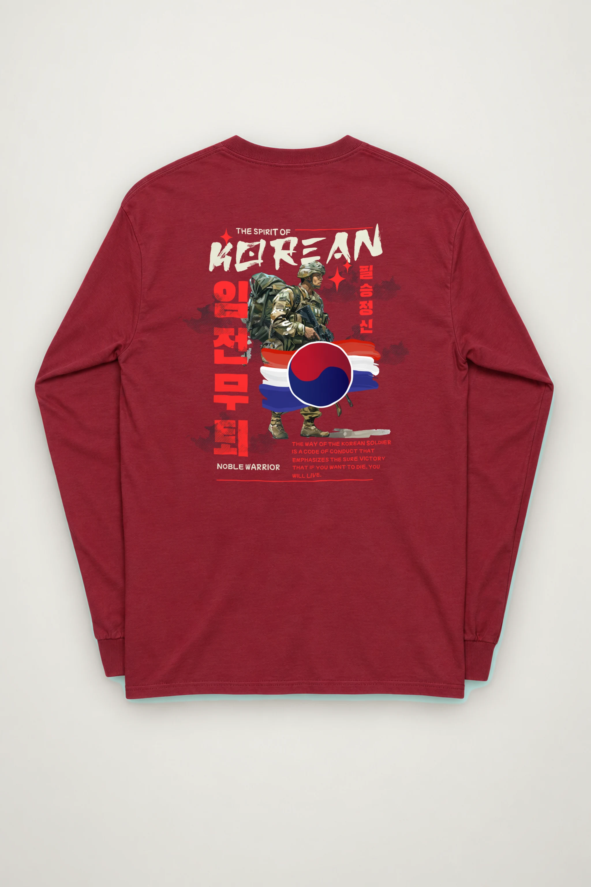 "Noble Warrior Spirit" Unisex Longsleeve T-shirt