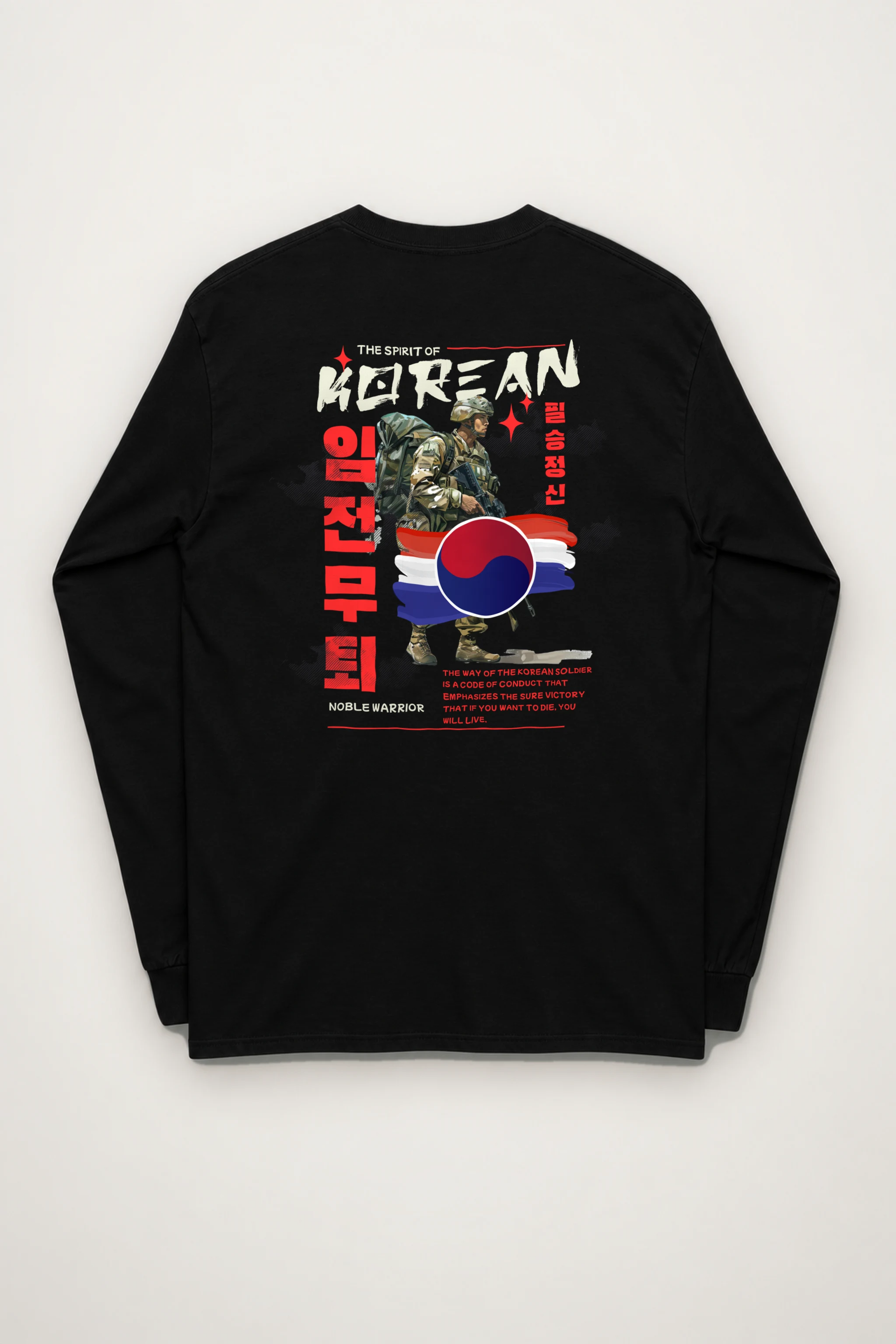 "Noble Warrior Spirit" Unisex Longsleeve T-shirt