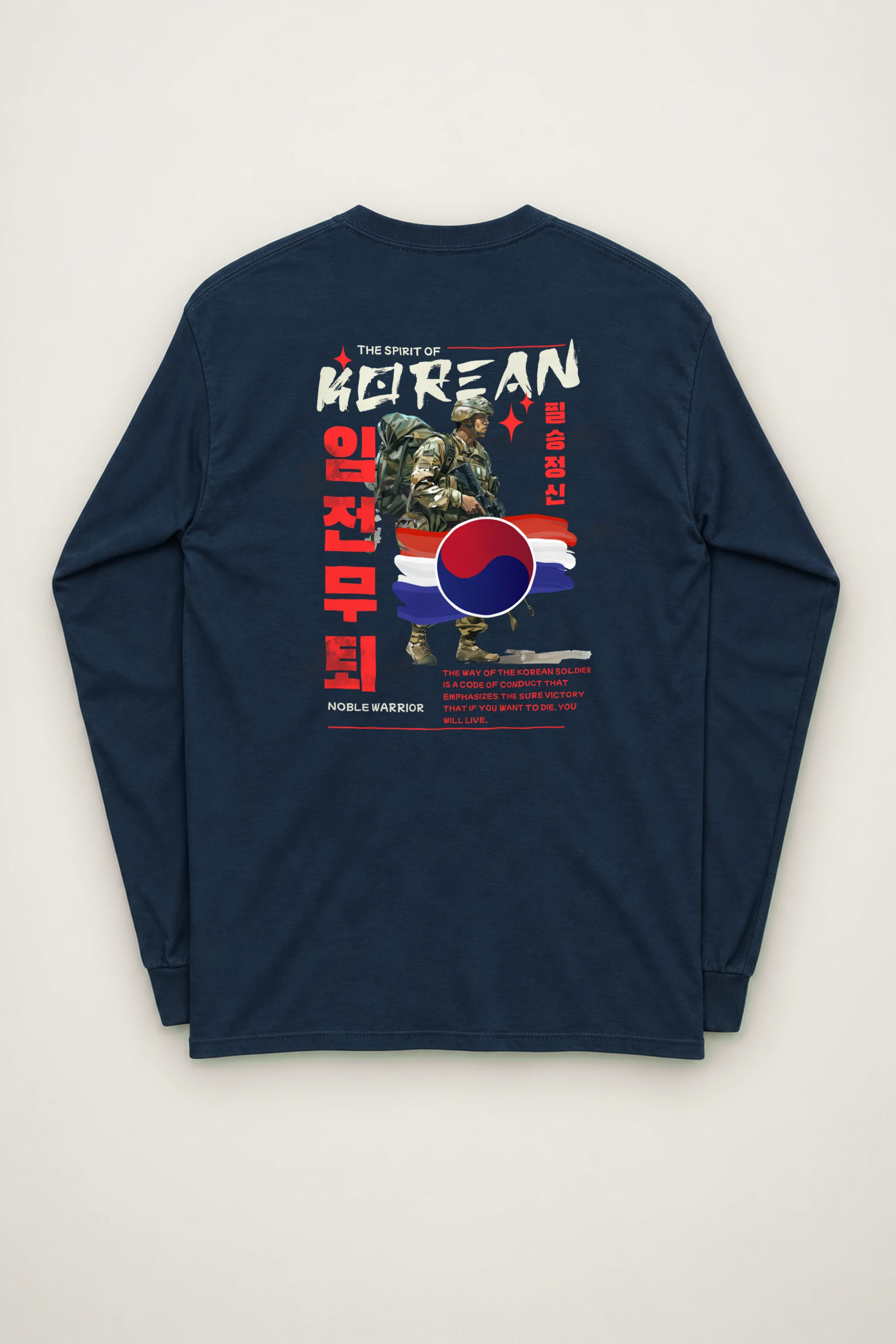 "Noble Warrior Spirit" Unisex Longsleeve T-shirt
