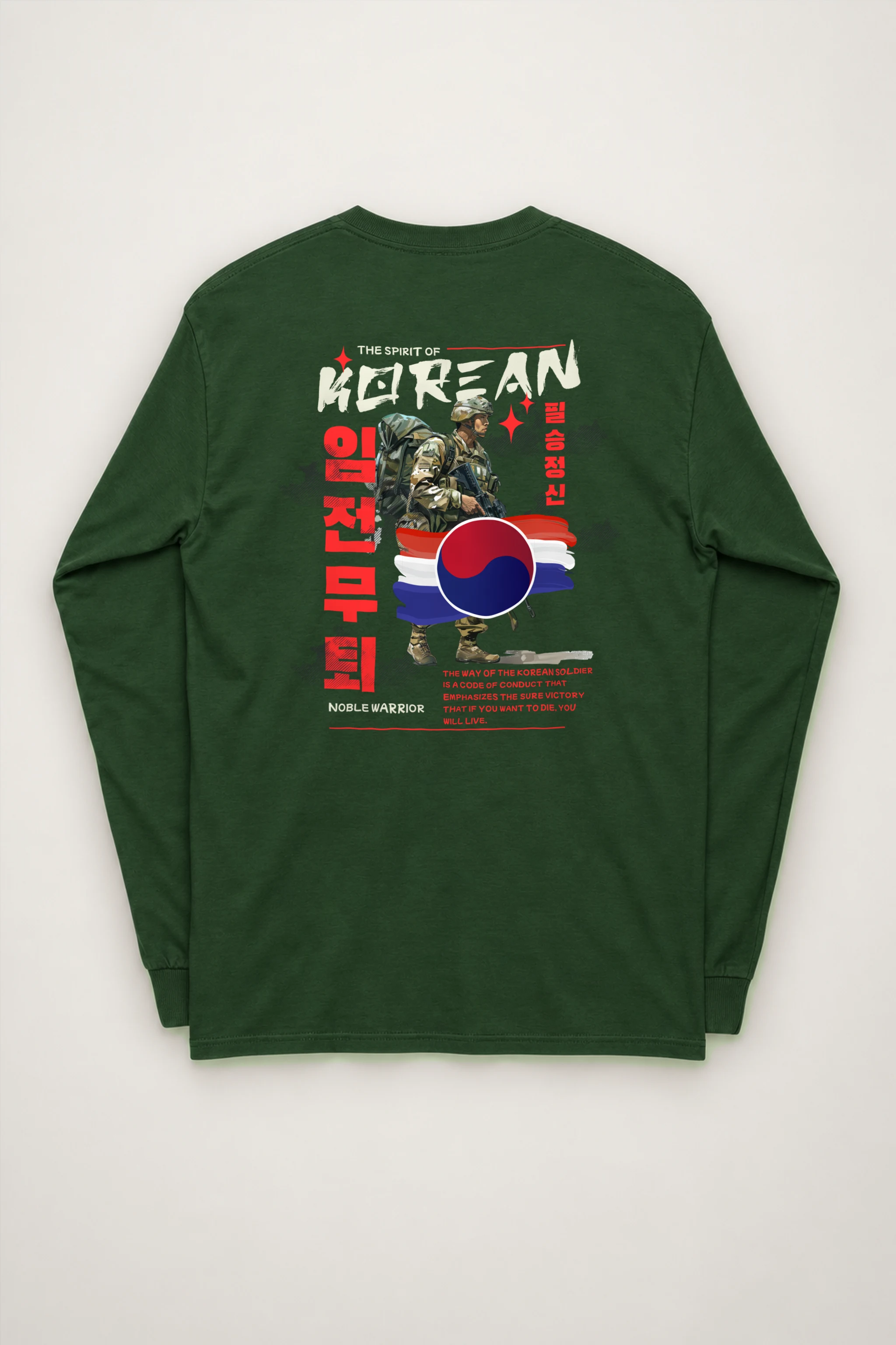 "Noble Warrior Spirit" Unisex Longsleeve T-shirt