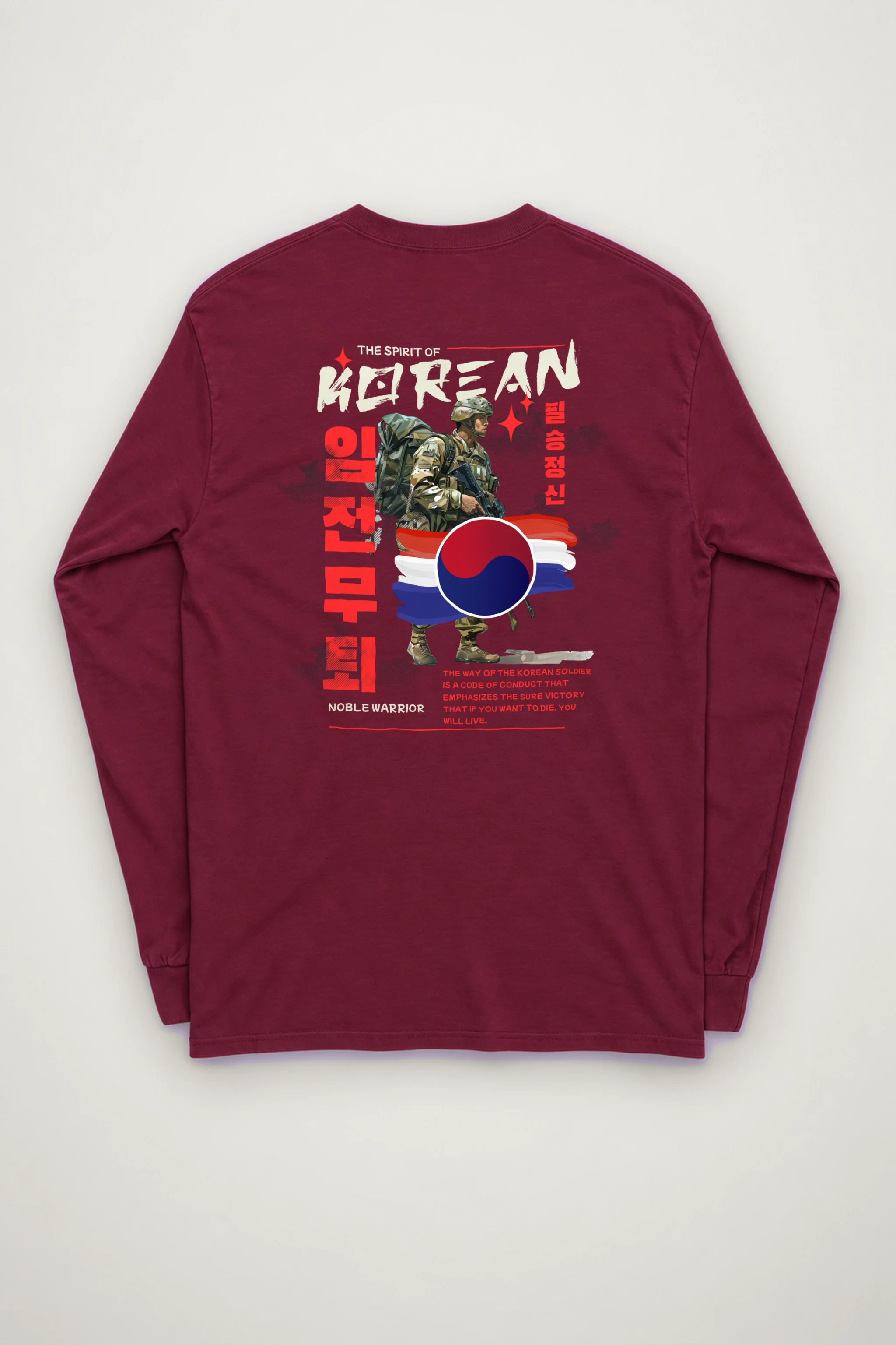 "Noble Warrior Spirit" Unisex Longsleeve T-shirt