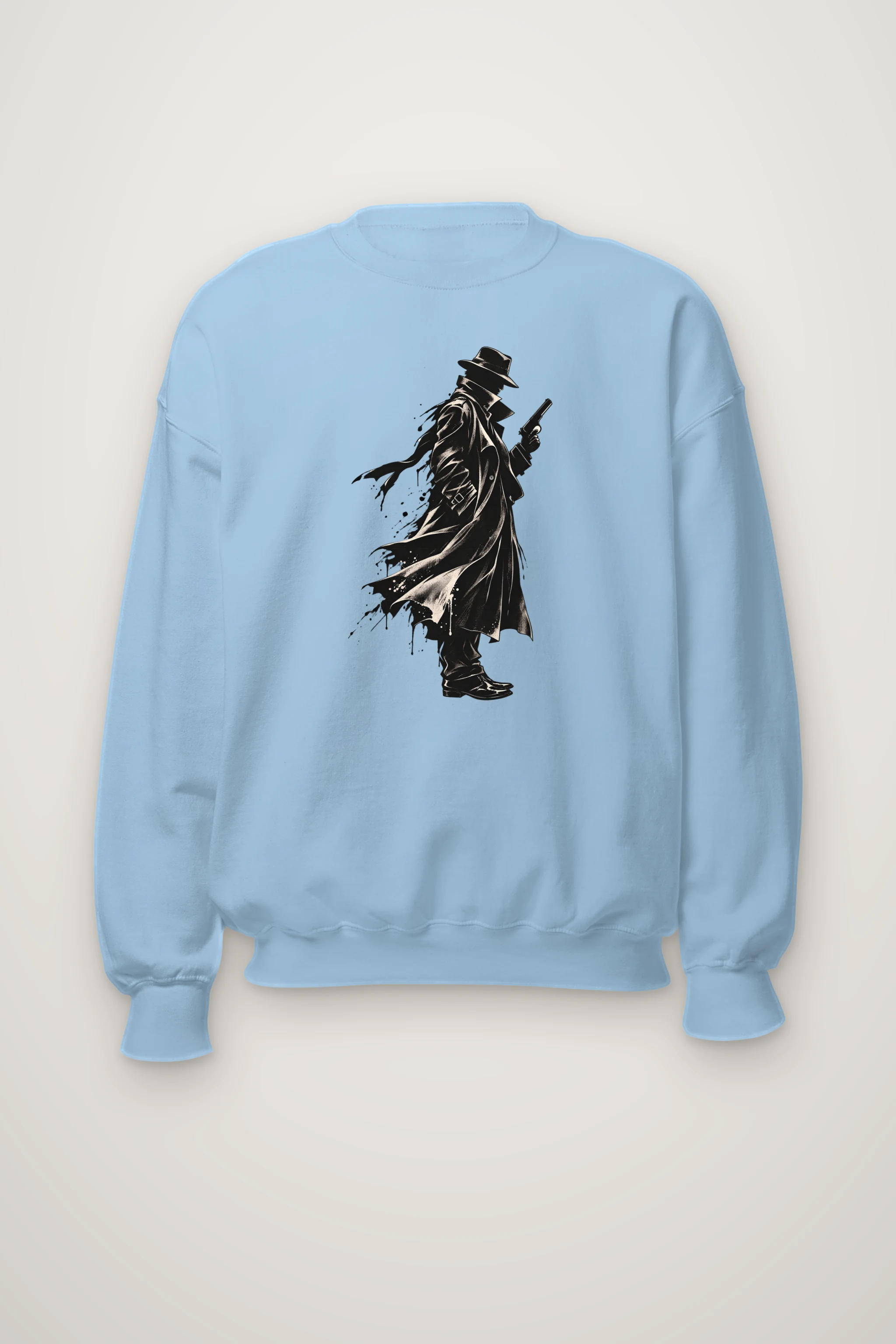 "Noir Detective" Heavy Blend Unisex Crewneck Sweatshirt