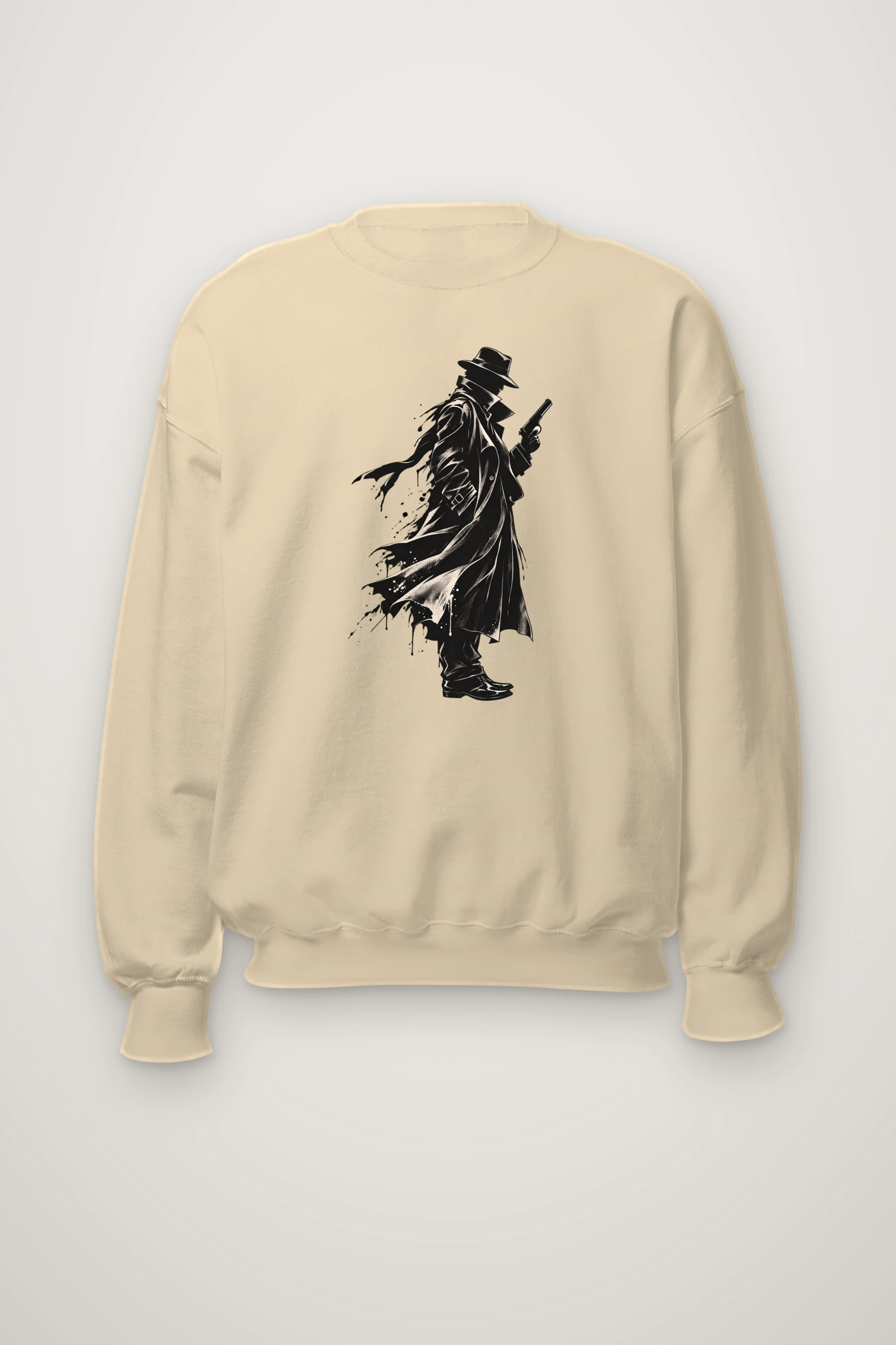 "Noir Detective" Heavy Blend Unisex Crewneck Sweatshirt