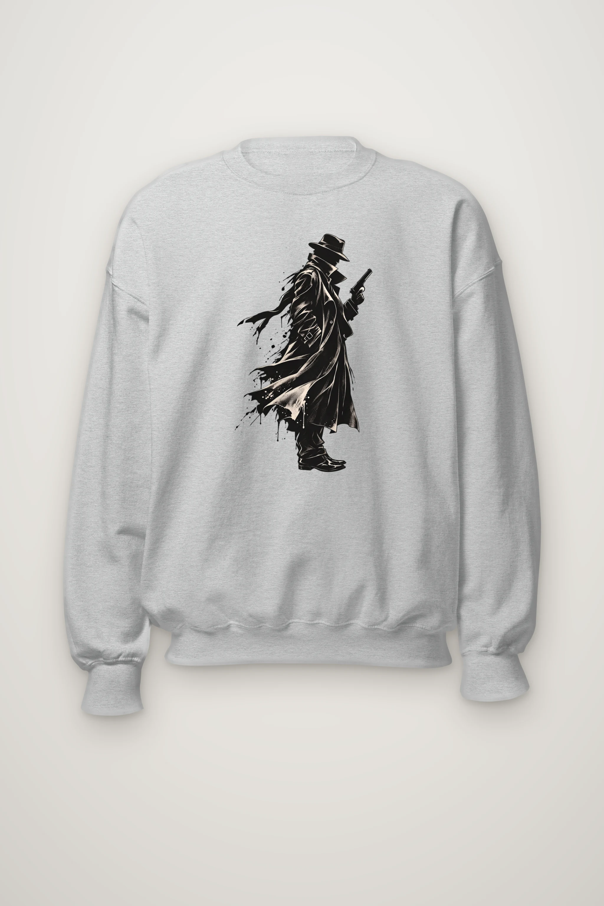 "Noir Detective" Heavy Blend Unisex Crewneck Sweatshirt