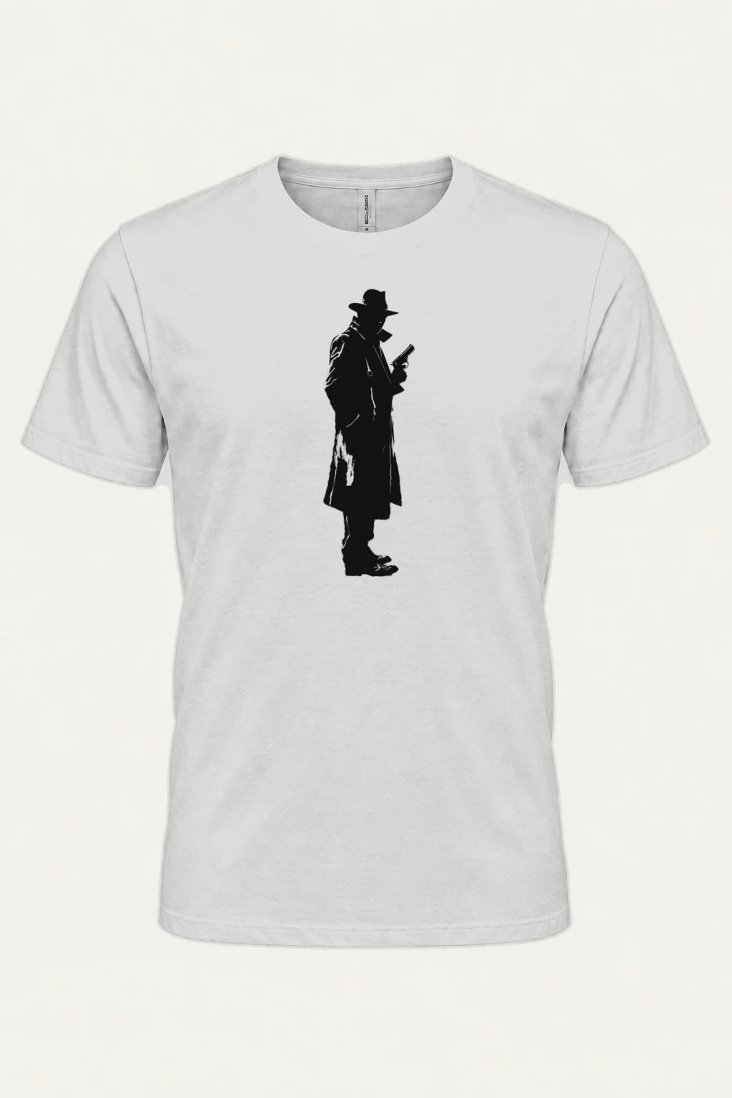 "Noir Detective" Heavyweight Unisex Crewneck T-shirt | Gildan 5000