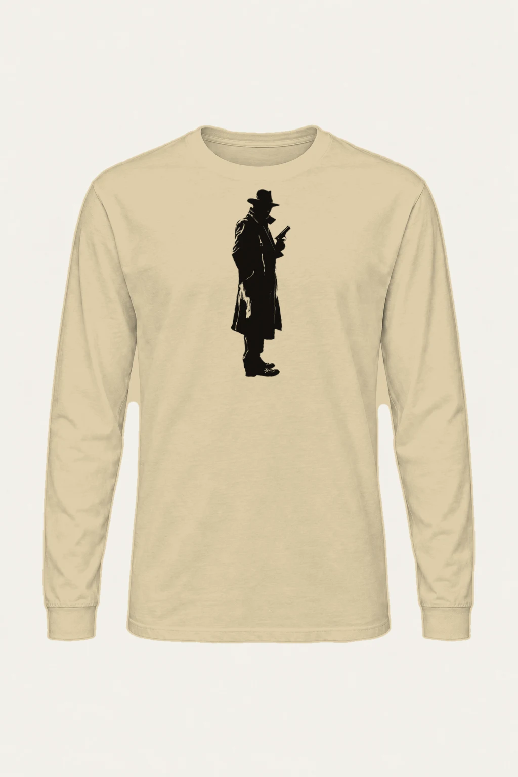 "Noir Detective" Unisex Longsleeve T-shirt | Gildan 2400