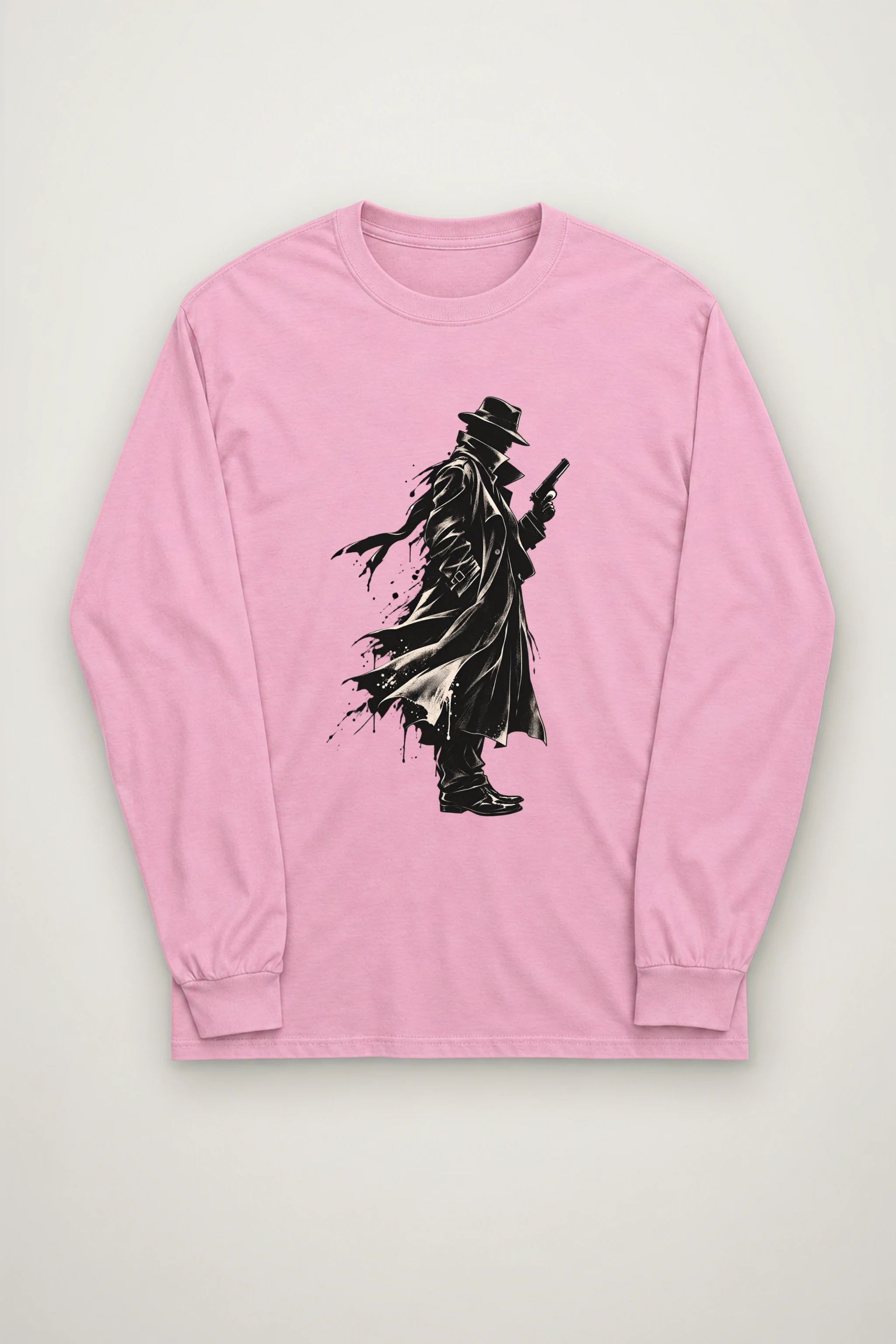 "Noir Detective" Unisex Longsleeve T-shirt