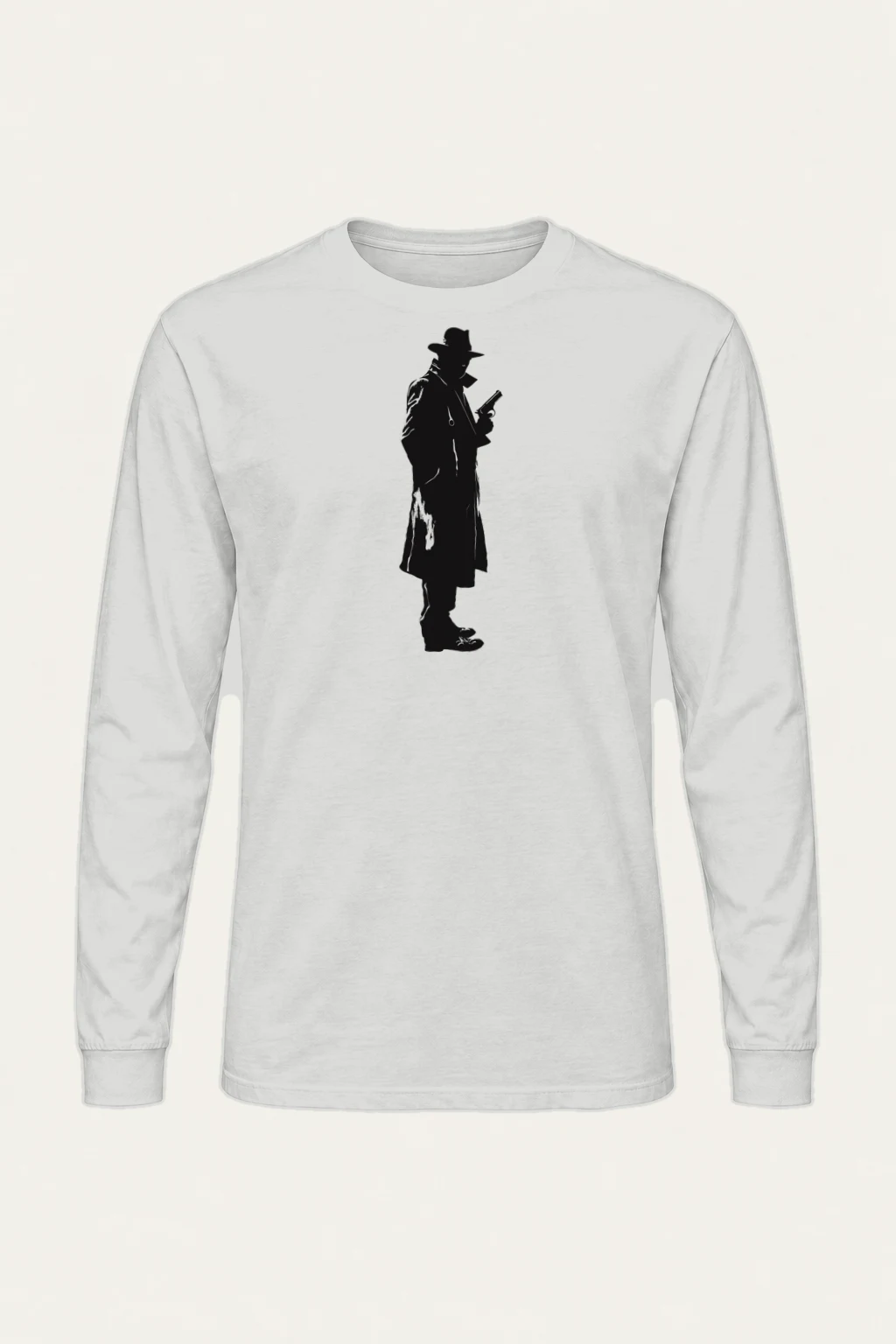 "Noir Detective" Unisex Longsleeve T-shirt | Gildan 2400