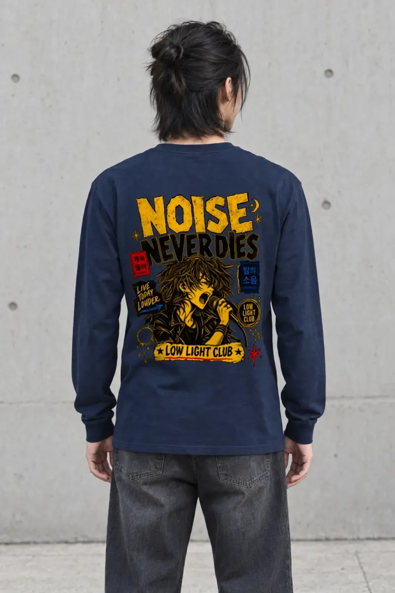 "Noise Never Dies" Unisex Longsleeve T-shirt