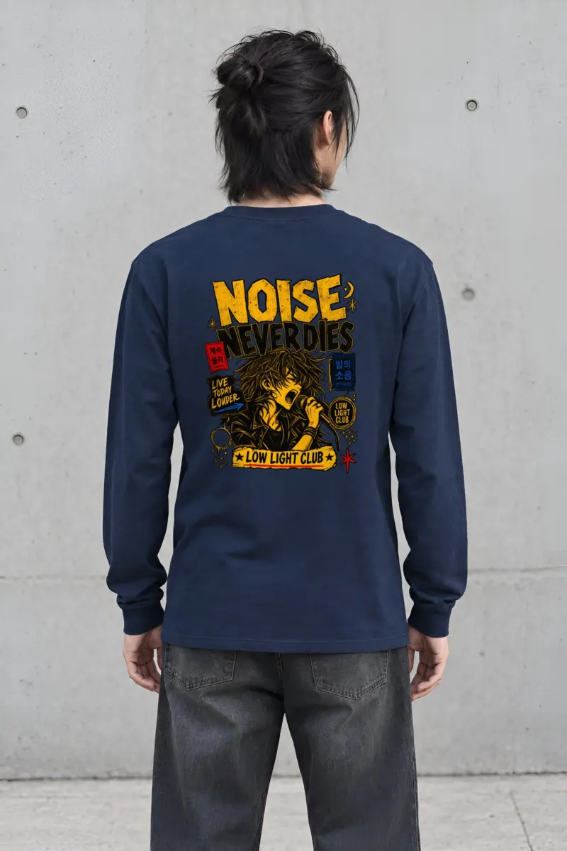 "Noise Never Dies" Unisex Longsleeve T-shirt
