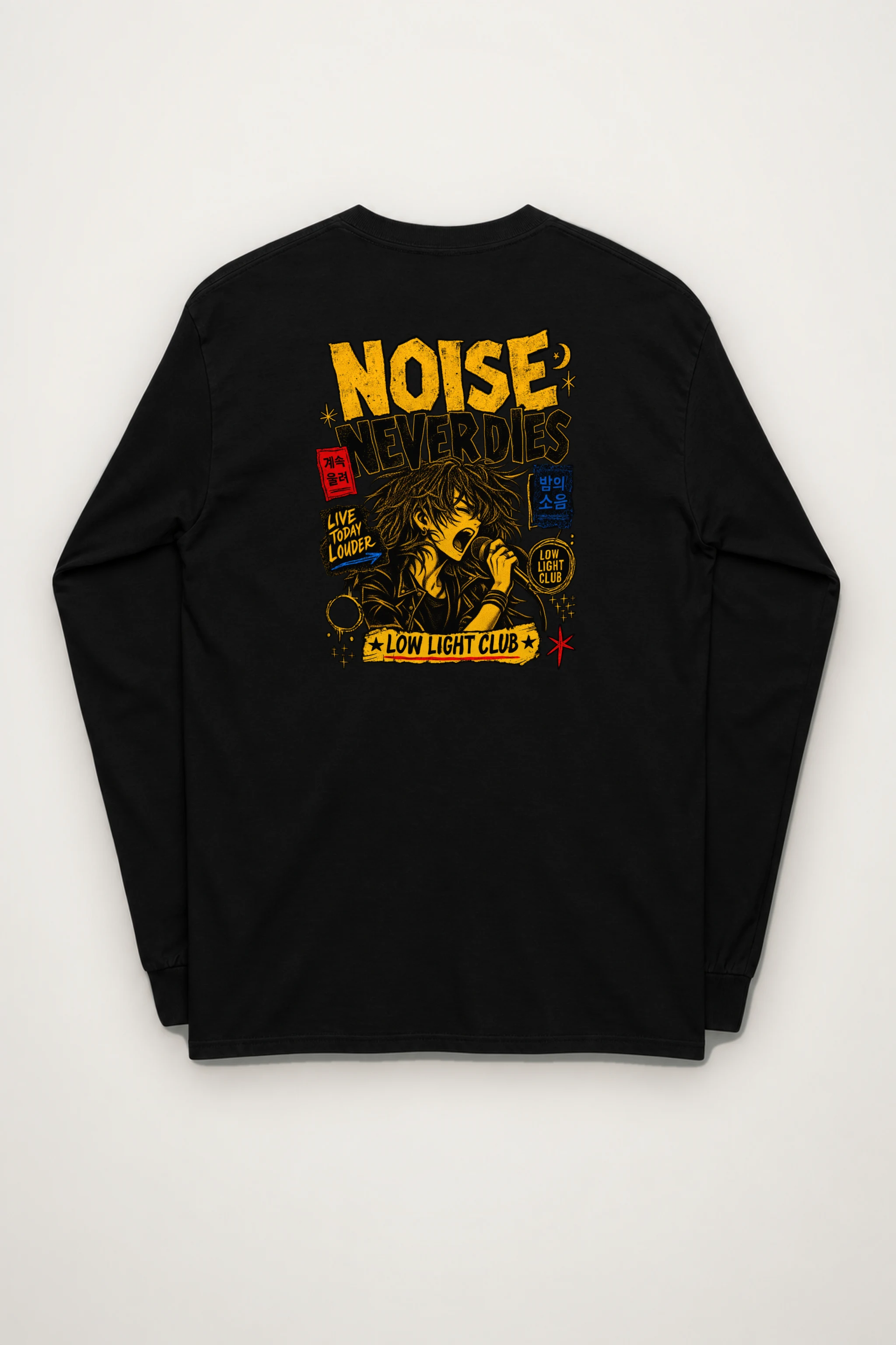 "Noise Never Dies" Unisex Longsleeve T-shirt