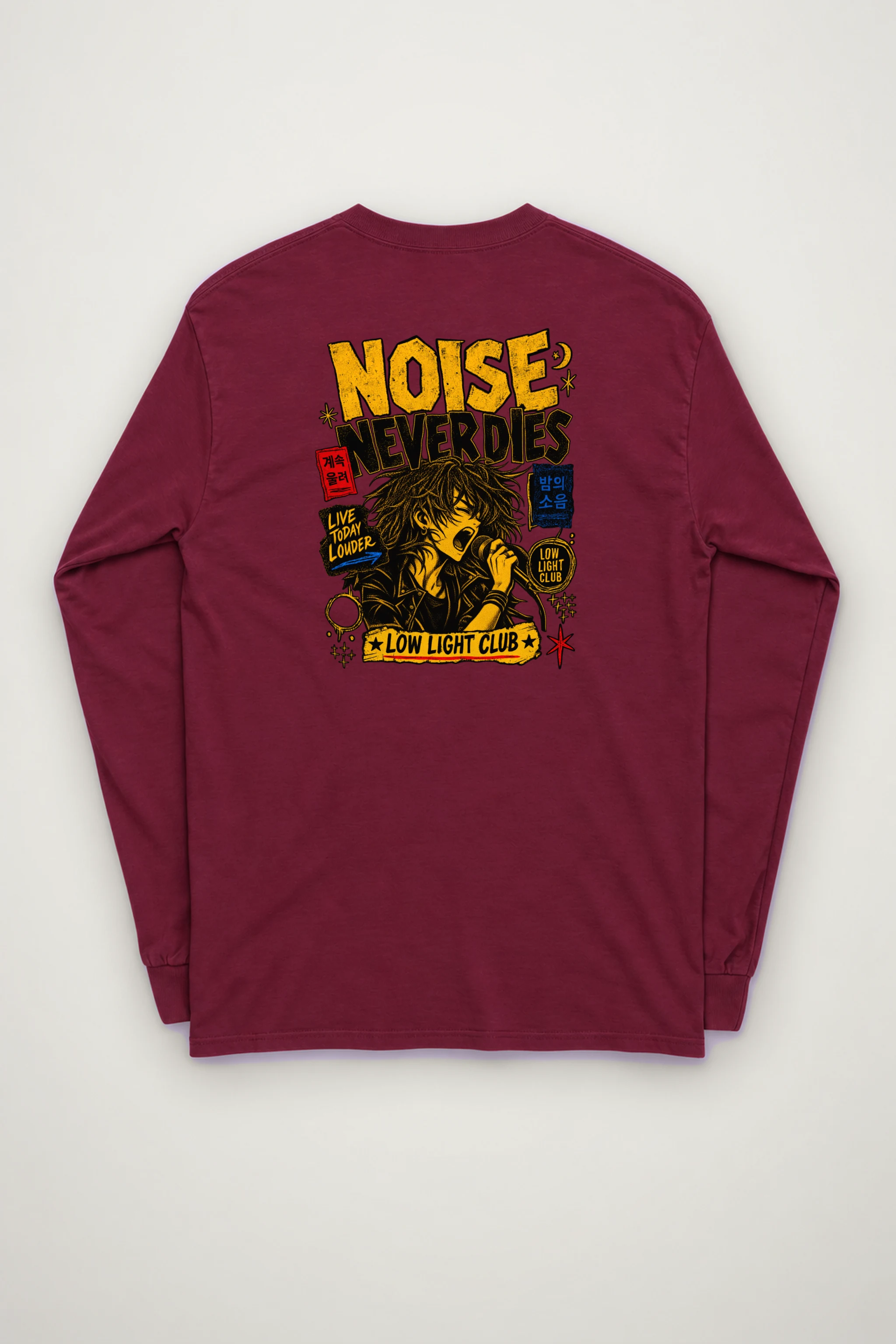 "Noise Never Dies" Unisex Longsleeve T-shirt