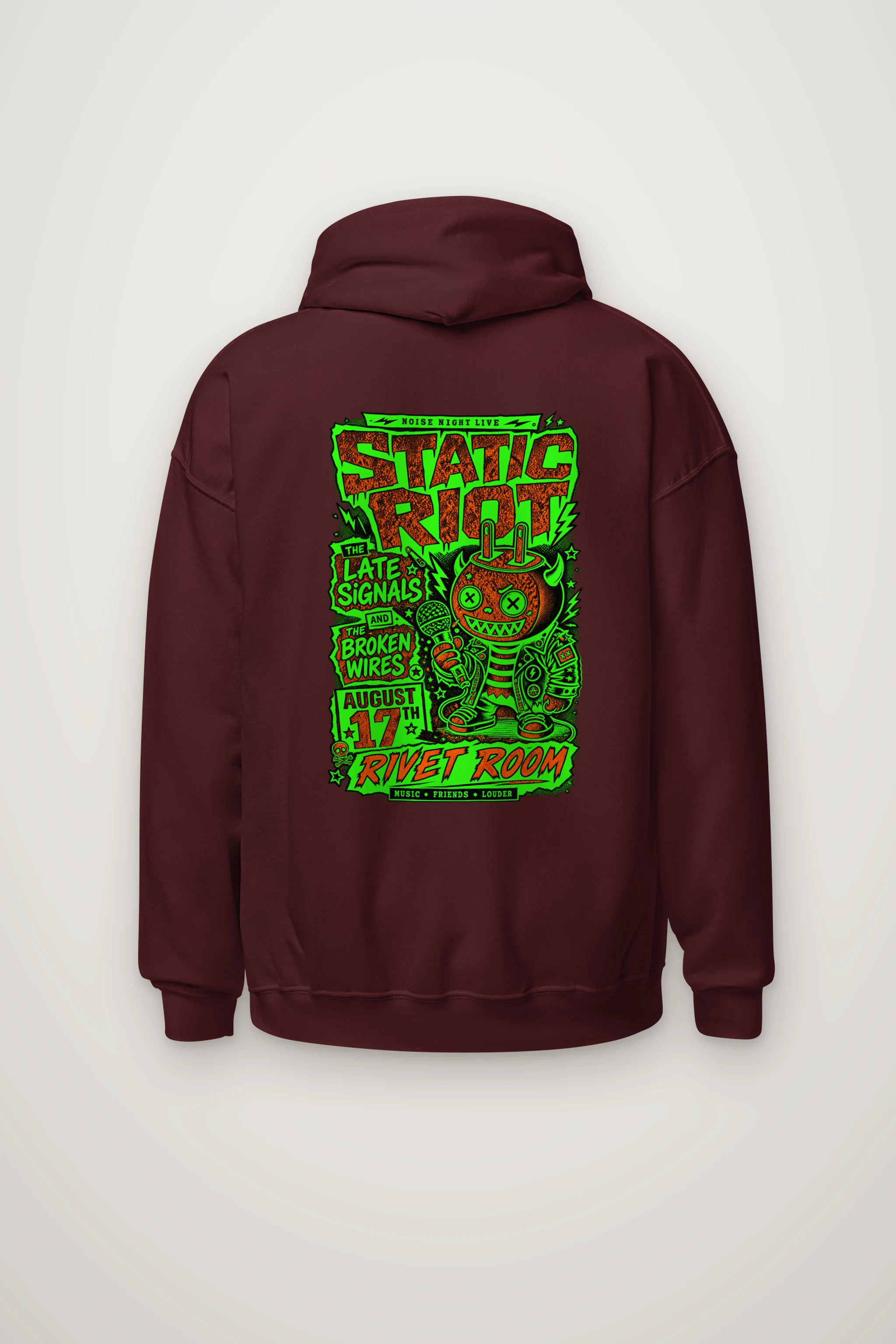 "Noise Night Live" Heavy Blend Unisex Pullover Hoodie