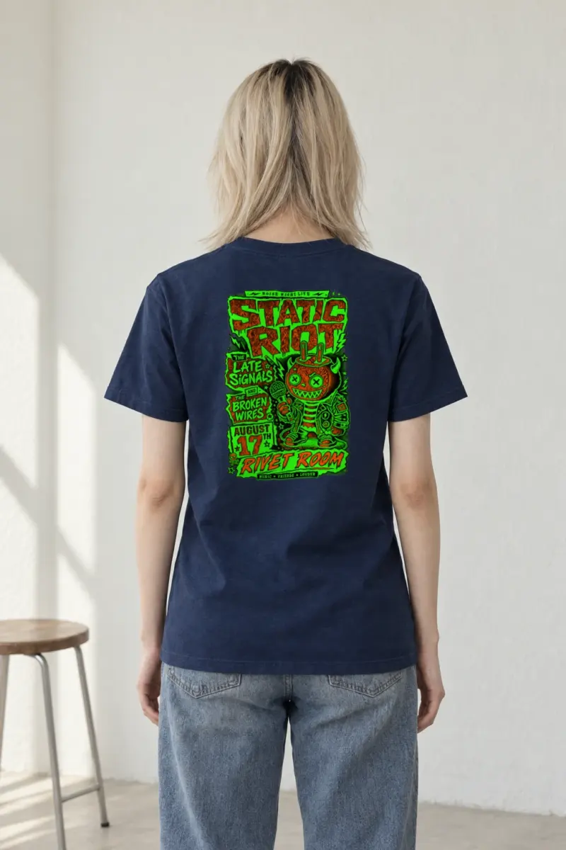 "Noise Night Live" Heavyweight Unisex Crewneck T-shirt