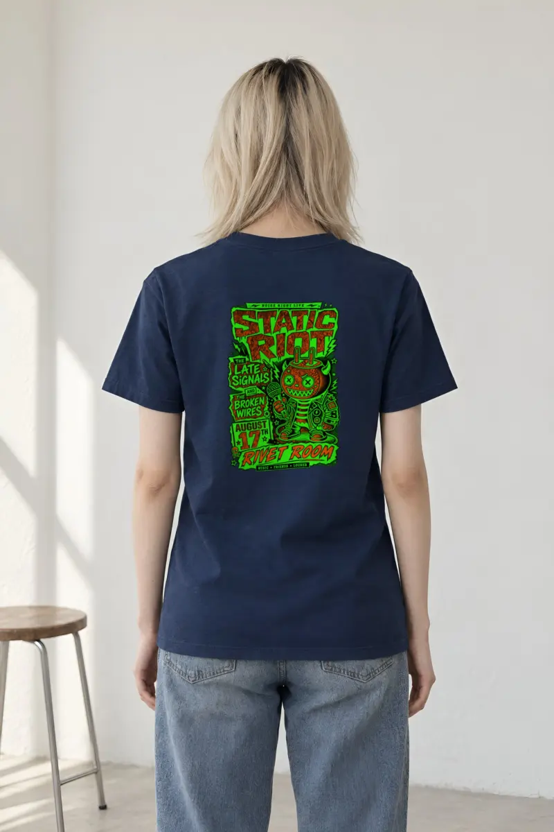 "Noise Night Live" Heavyweight Unisex Crewneck T-shirt
