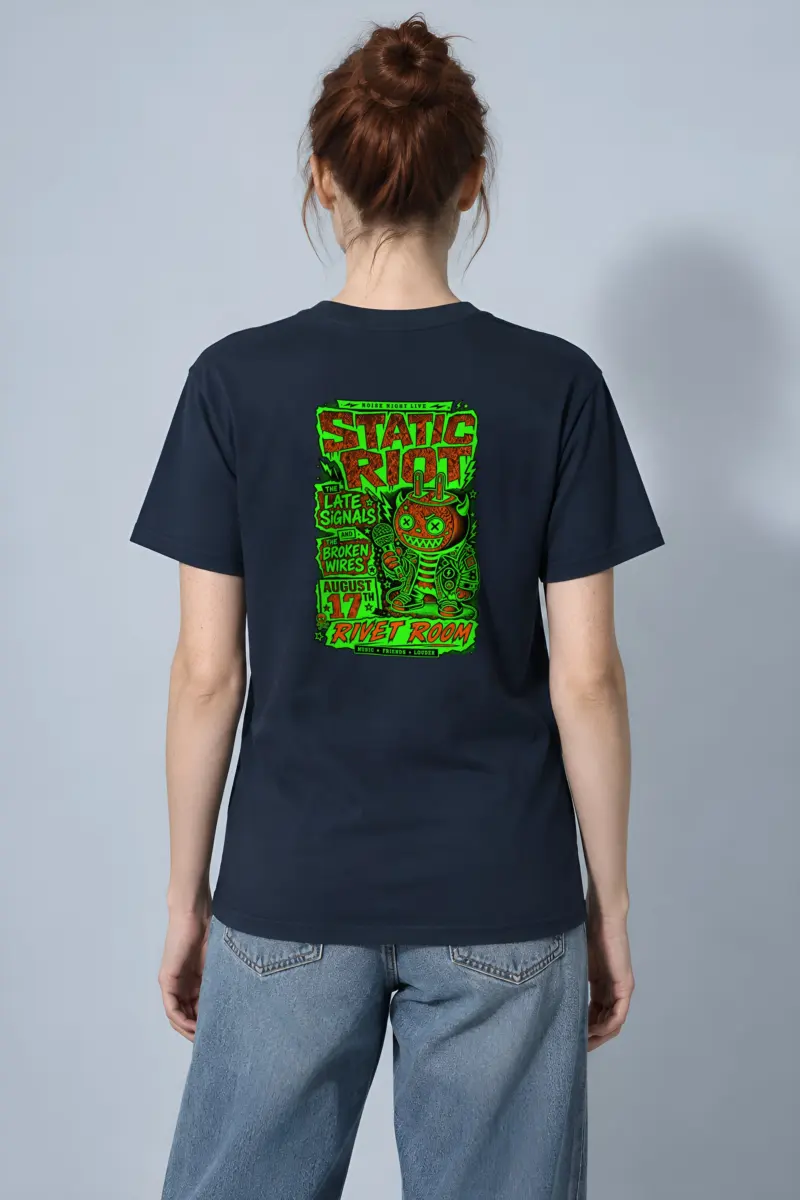 "Noise Night Live" Heavyweight Unisex Crewneck T-shirt