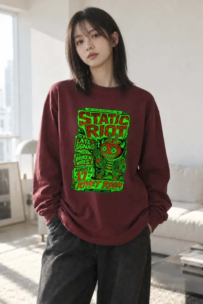 "Noise Night Live" Unisex Longsleeve T-shirt | Gildan 2400