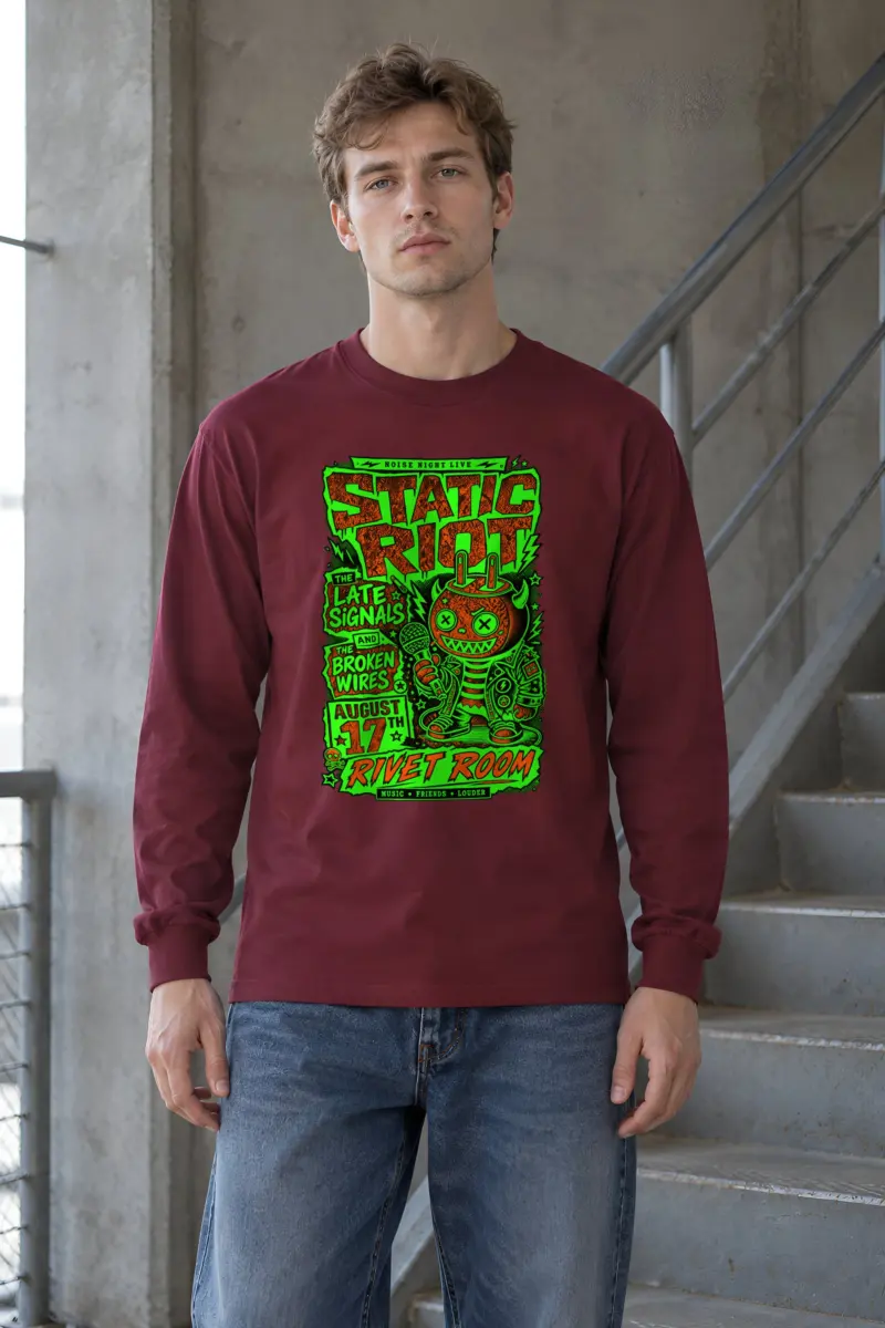 "Noise Night Live" Unisex Longsleeve T-shirt