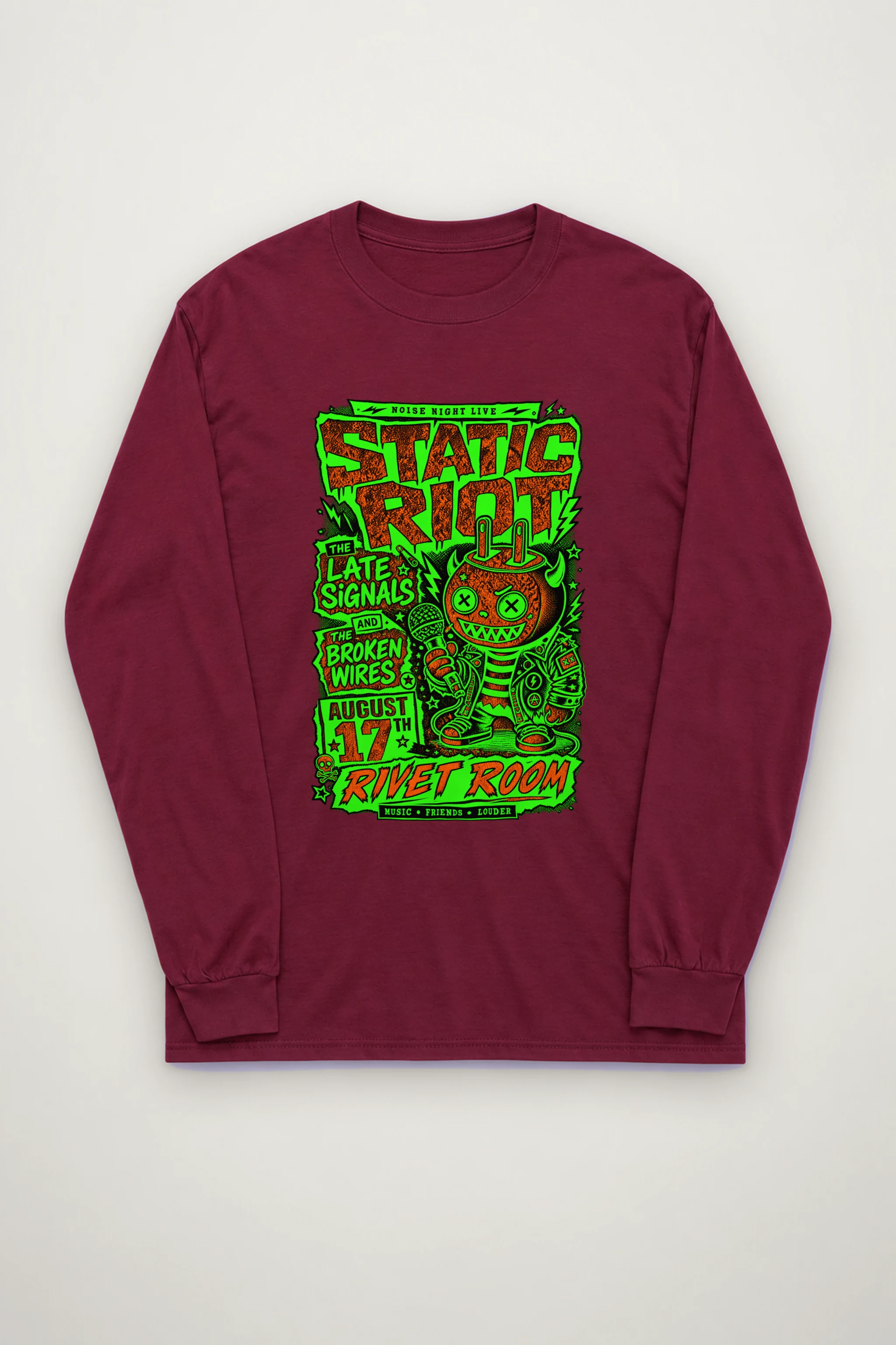 "Noise Night Live" Unisex Longsleeve T-shirt