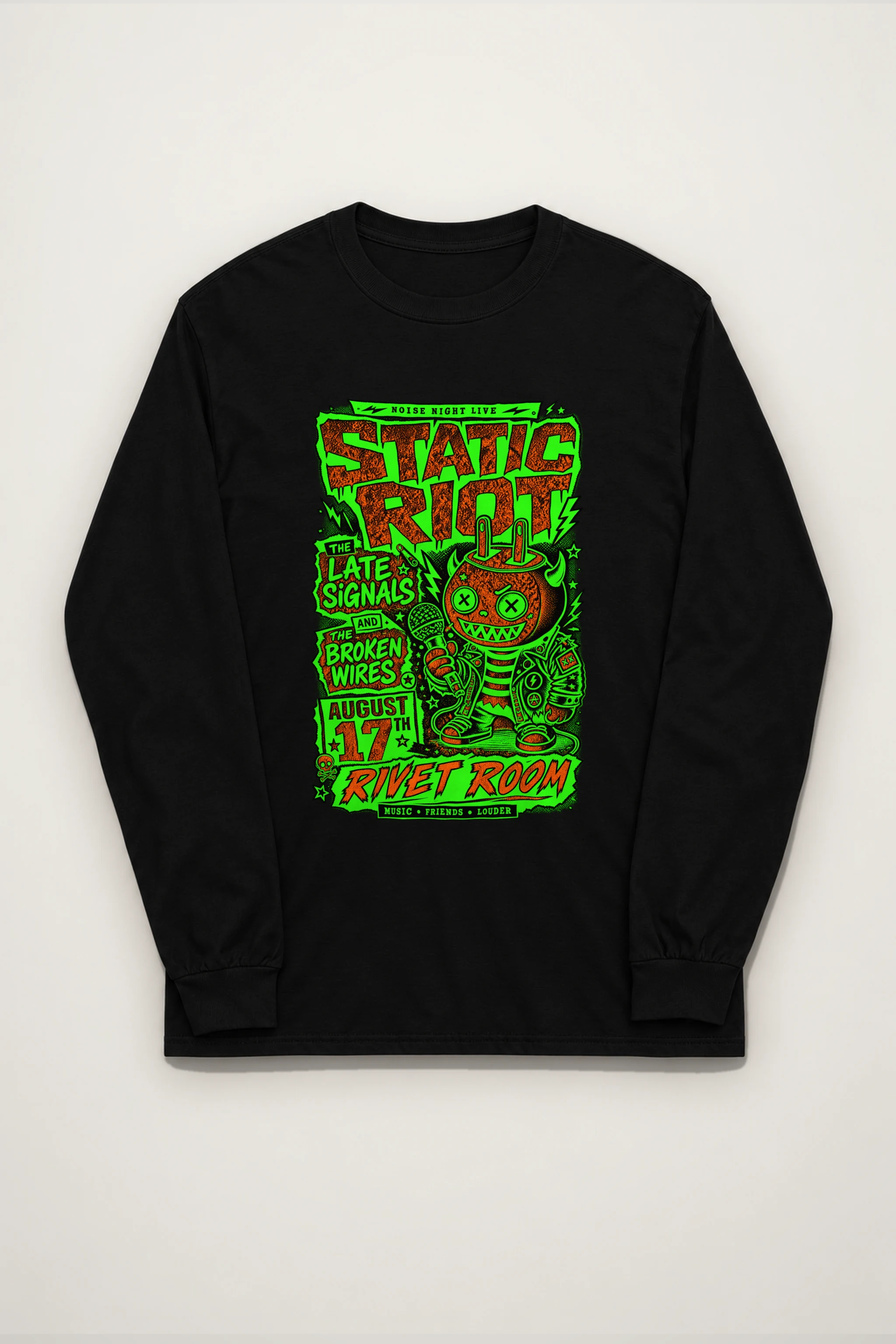"Noise Night Live" Unisex Longsleeve T-shirt