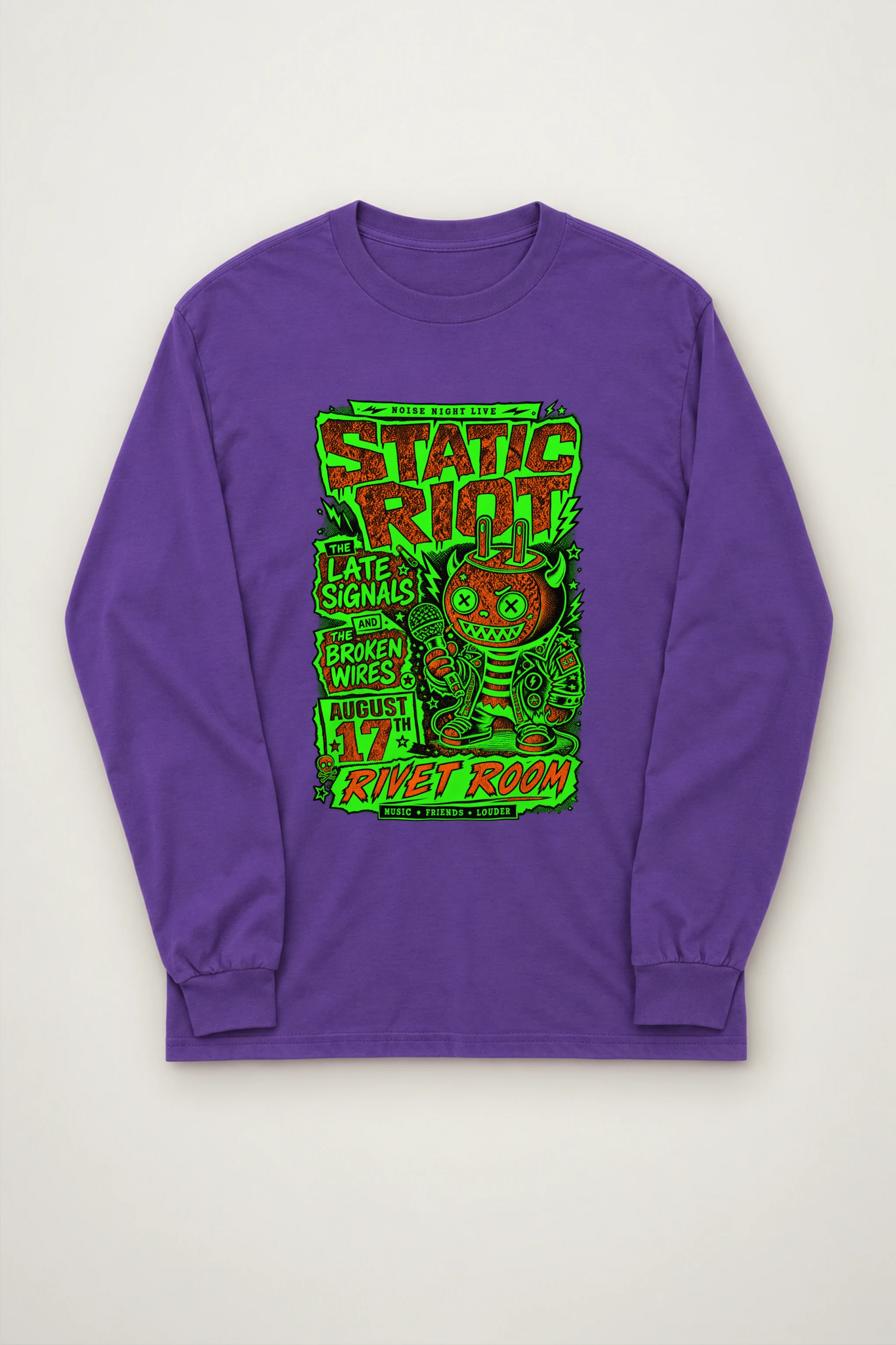 "Noise Night Live" Unisex Longsleeve T-shirt