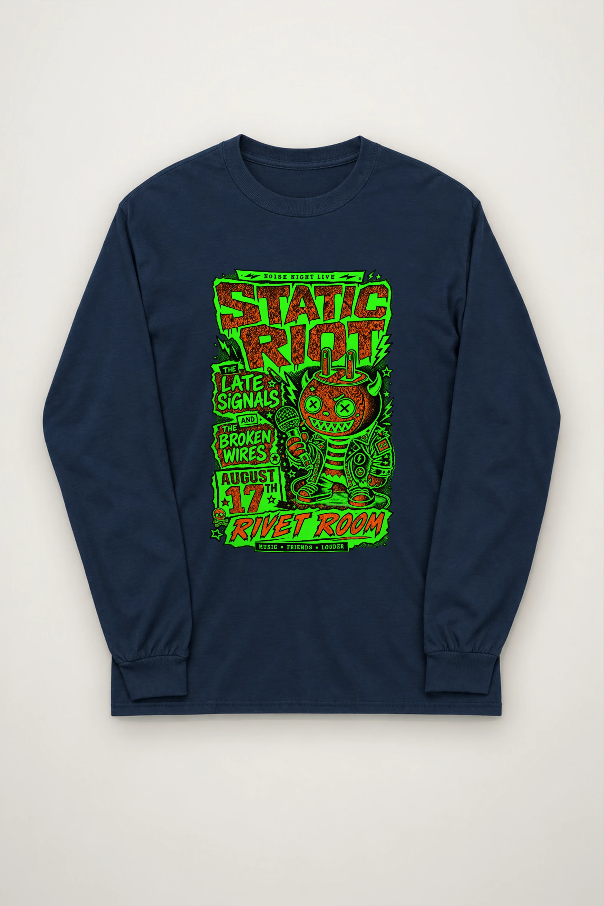 "Noise Night Live" Unisex Longsleeve T-shirt