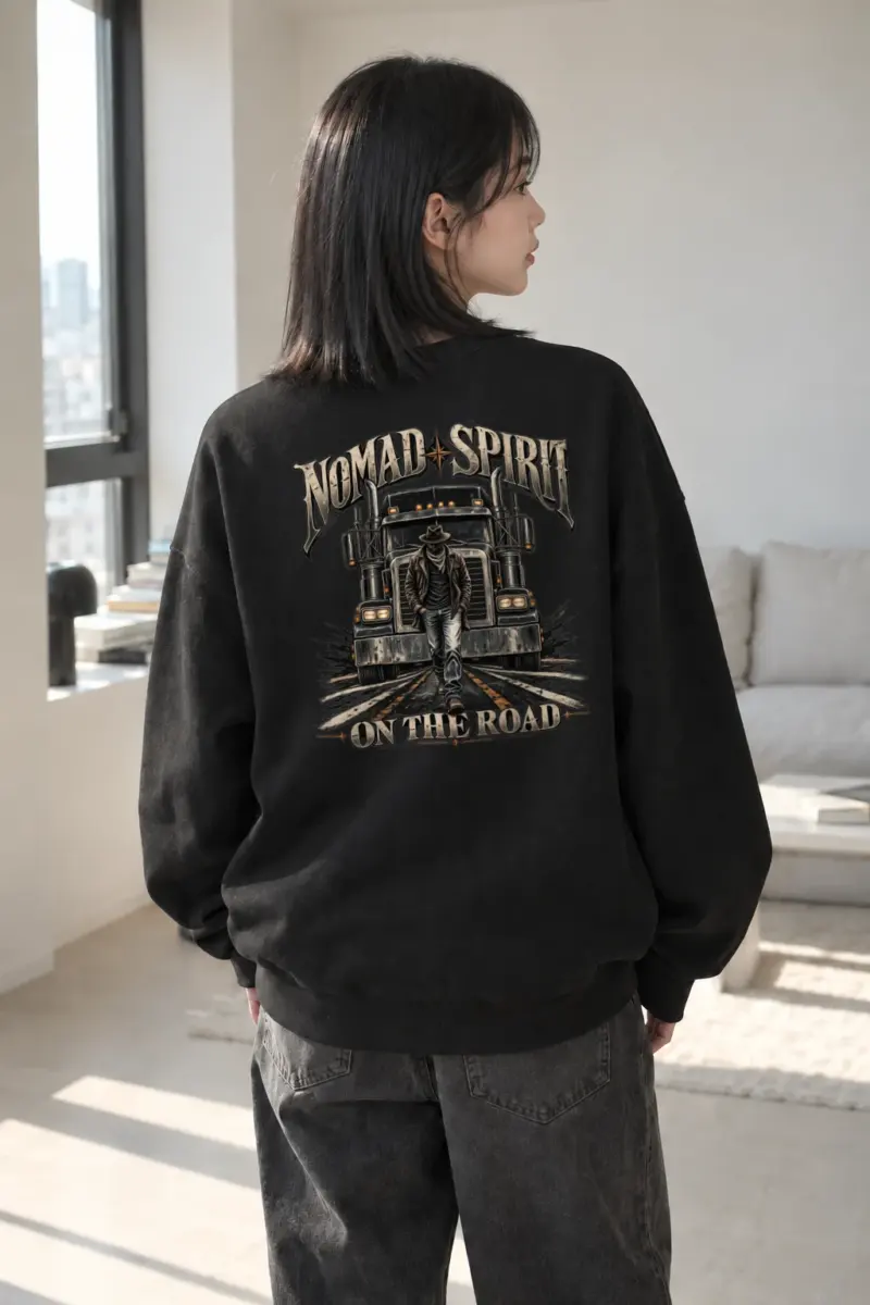 "Nomad Spirit" Heavy Blend Unisex Crewneck Sweatshirt | Gildan 18000