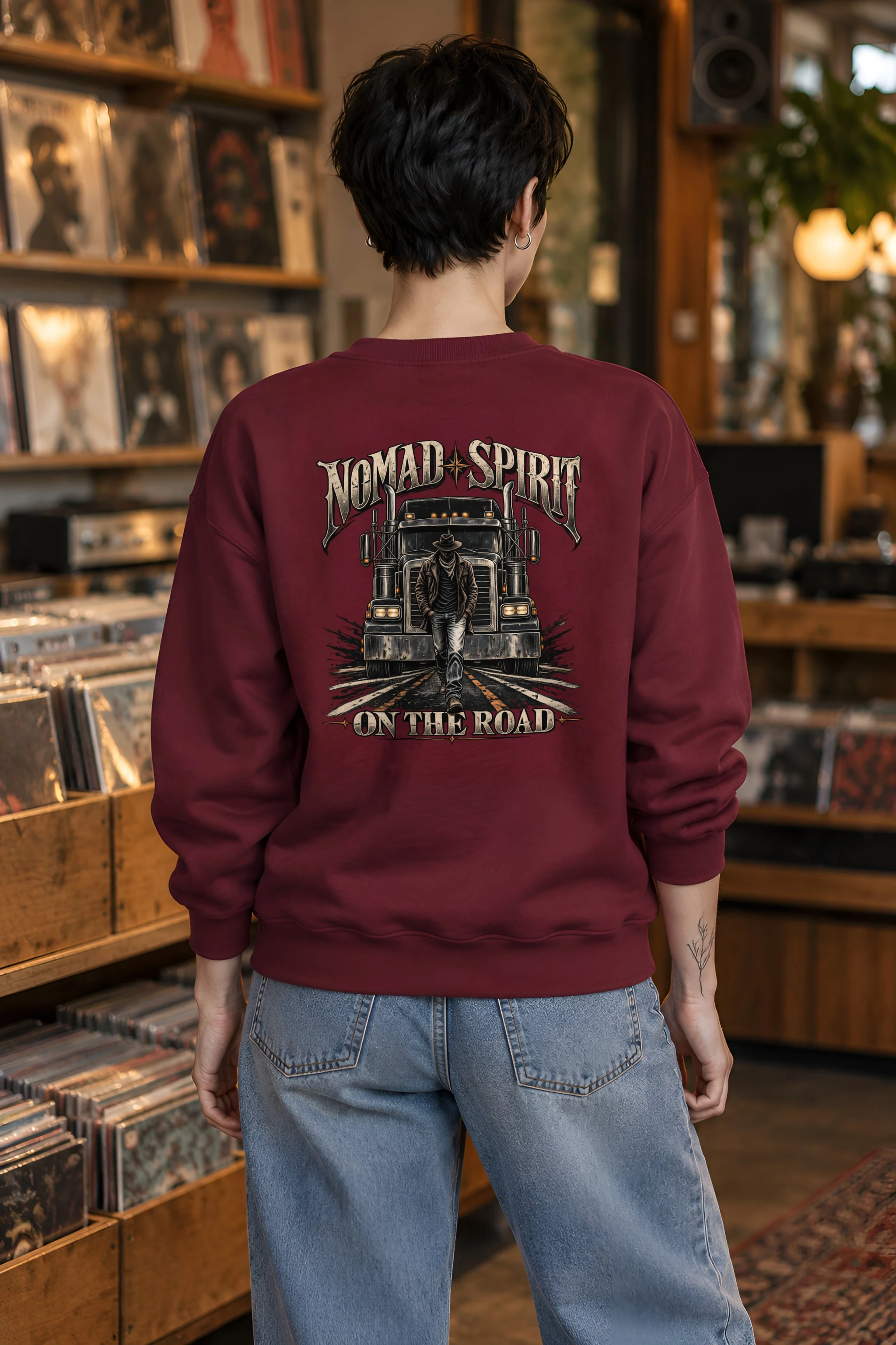 "Nomad Spirit" 1 Crewneck Sweatshirt