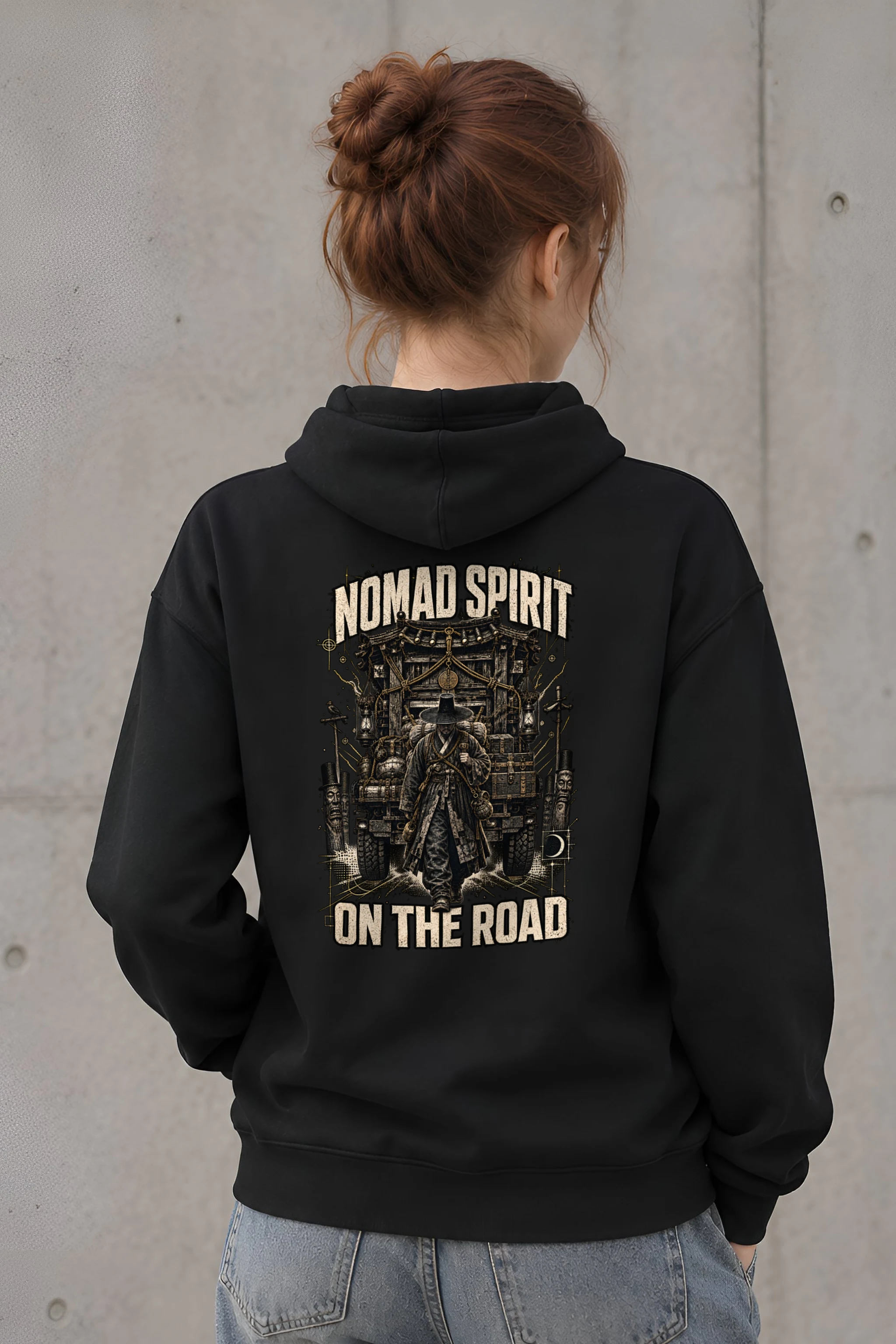 "Nomad Spirit" 1 Pullover Hoodie