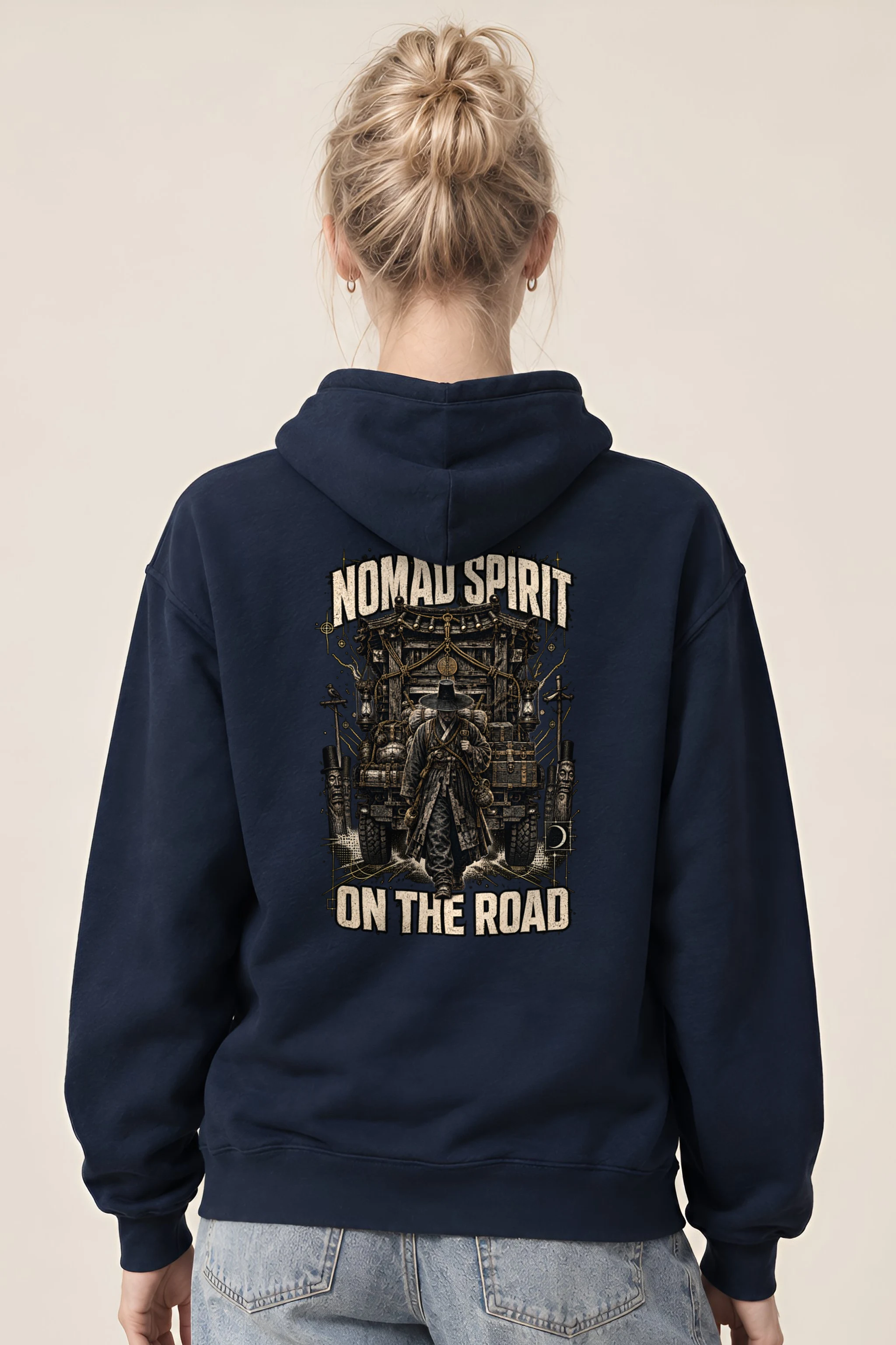 "Nomad Spirit" 1 Pullover Hoodie
