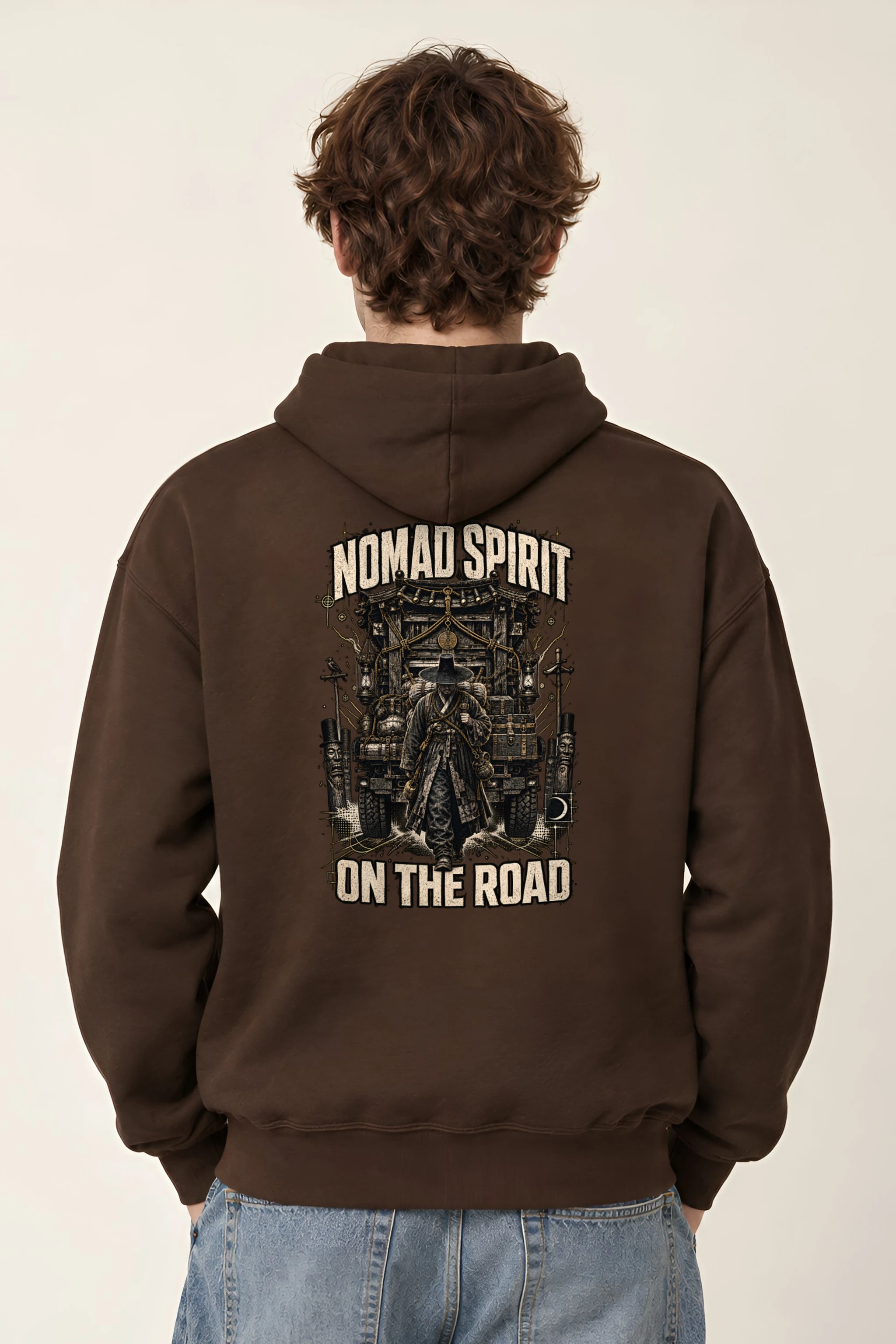 "Nomad Spirit" 1 Pullover Hoodie