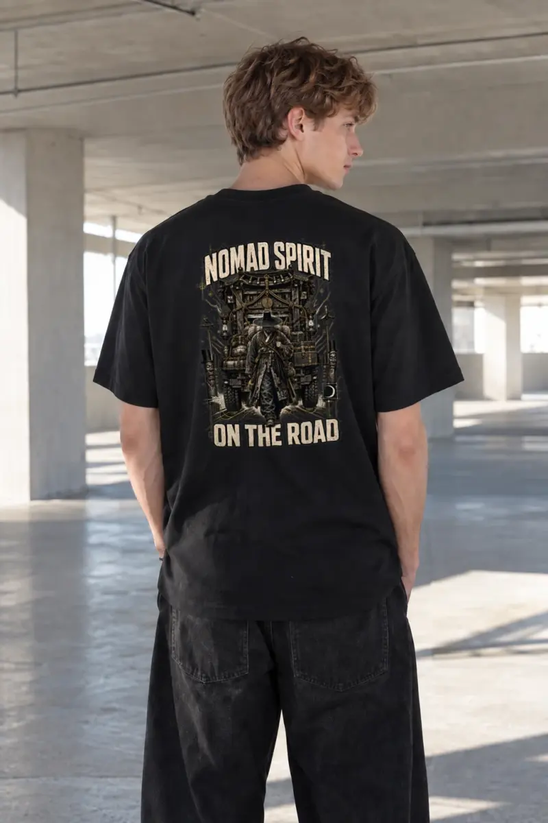 "Nomad Spirit" Heavyweight Unisex Crewneck T-shirt | Gildan 5000
