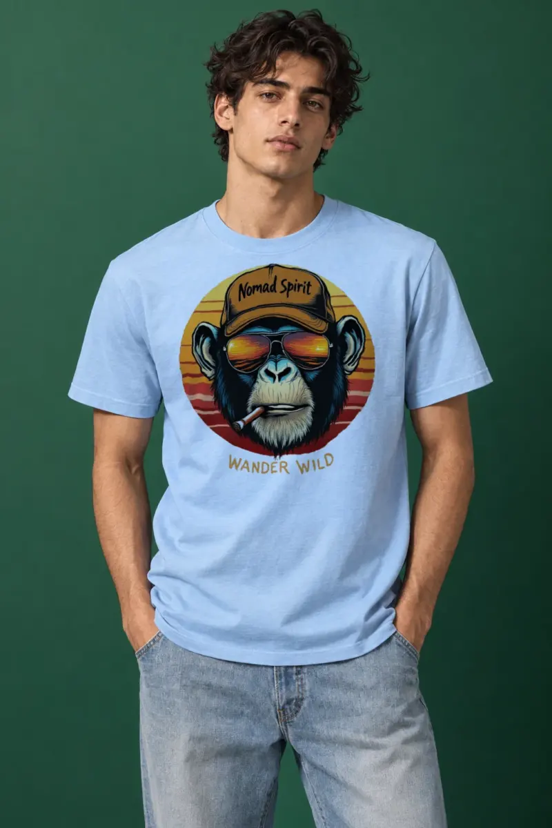 "Nomad Spirit" Heavyweight Unisex Crewneck T-shirt | Gildan 5000