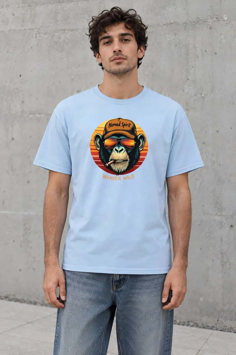 "Nomad Spirit" Heavyweight Unisex Crewneck T-shirt