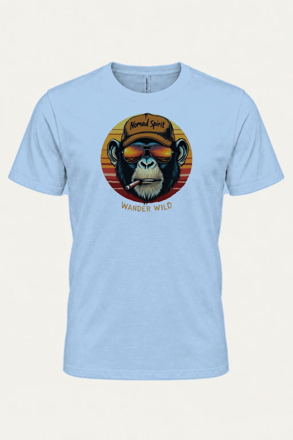 "Nomad Spirit" Heavyweight Unisex Crewneck T-shirt | Gildan 5000