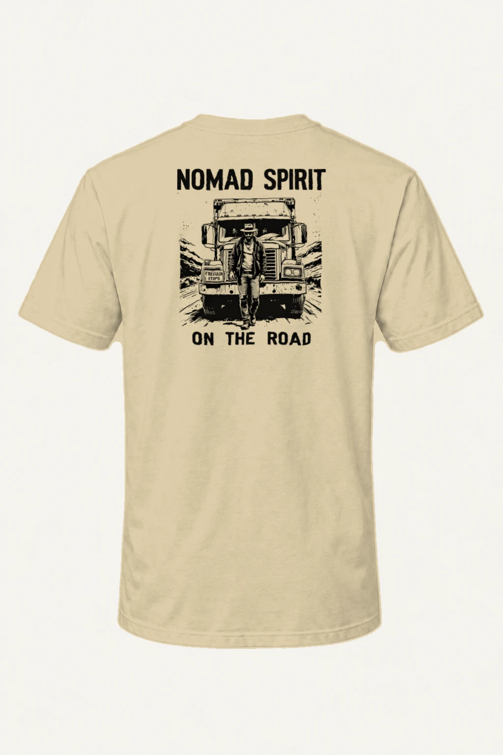 "Nomad Spirit" Heavyweight Unisex Crewneck T-shirt | Gildan 5000