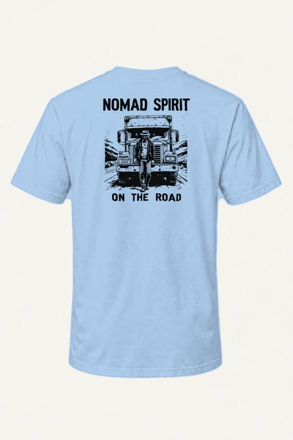 "Nomad Spirit" Heavyweight Unisex Crewneck T-shirt | Gildan 5000