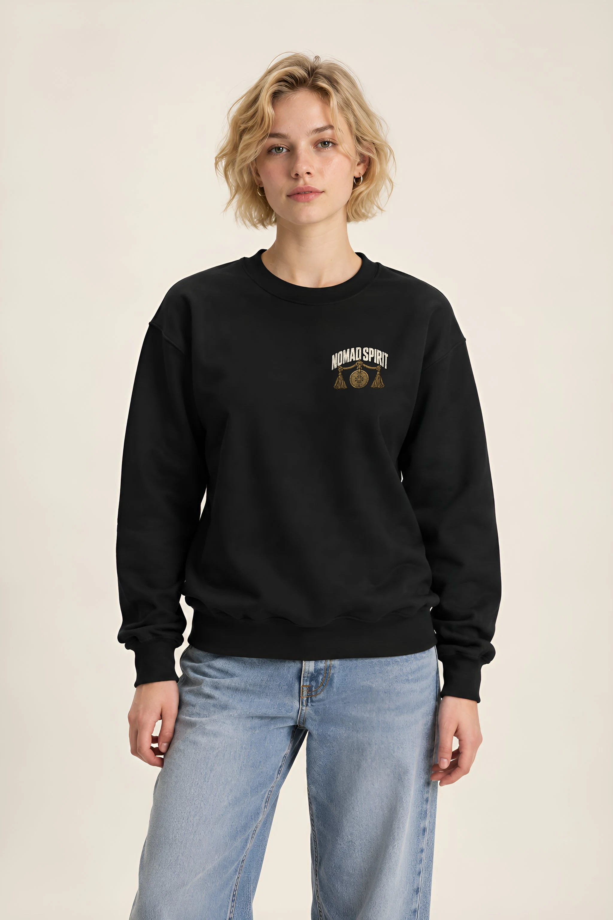 "Nomad Spirit On The Road" 1 Crewneck Sweatshirt