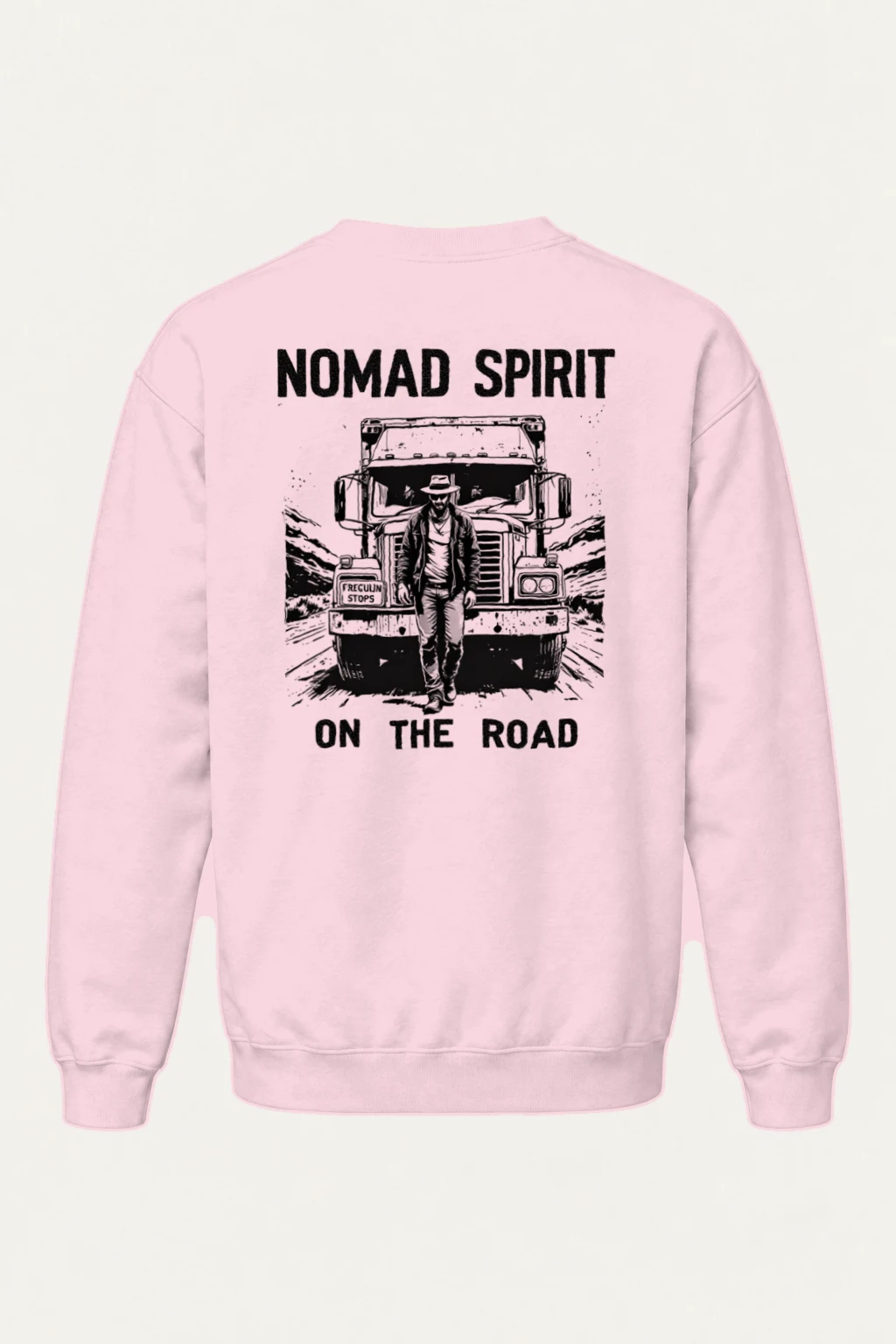 "Nomad Spirit Road" Heavy Blend Unisex Crewneck Sweatshirt | Gildan 18000