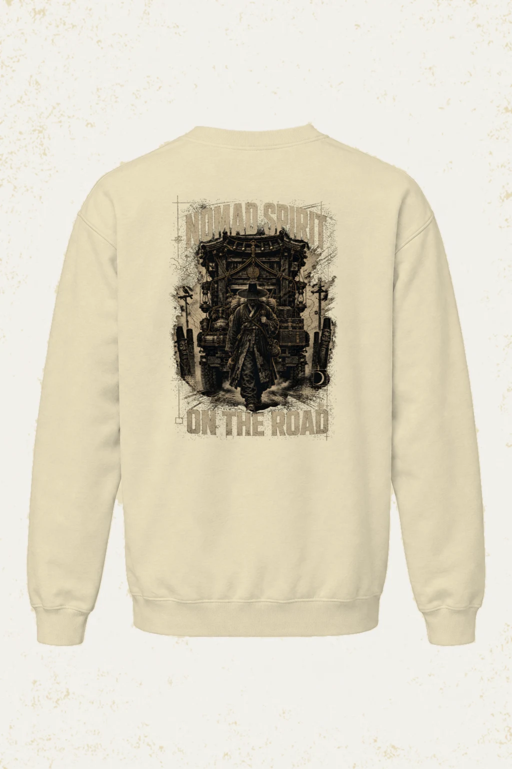 "Nomad Spirit" Unisex Sponge Fleece Crewneck Sweatshirt | Bella + Canvas 3901